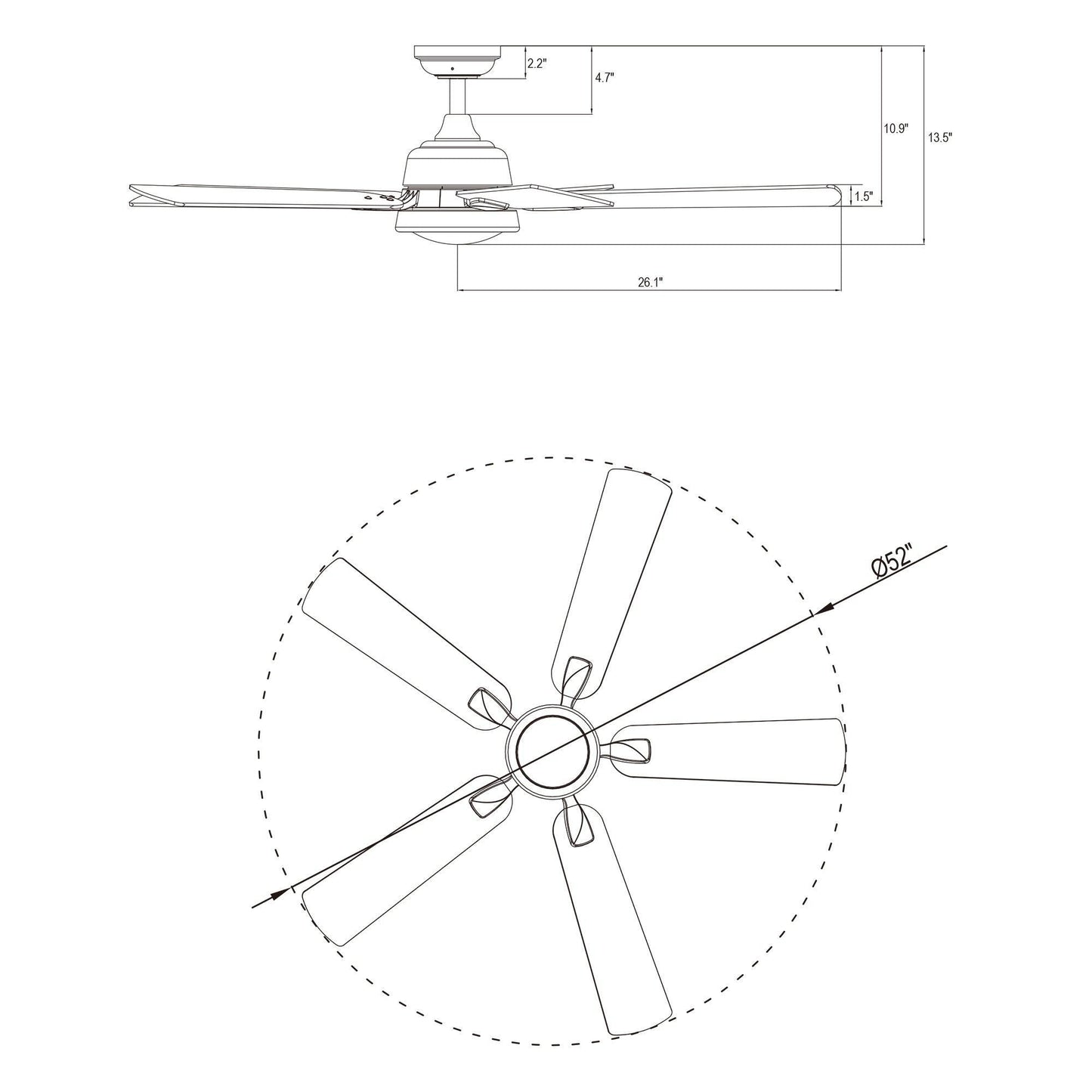 52" Tata Nagar Industrial Brush Nickel Downrod Mount Reversible Ceiling Fan with Lighting and Remote Control