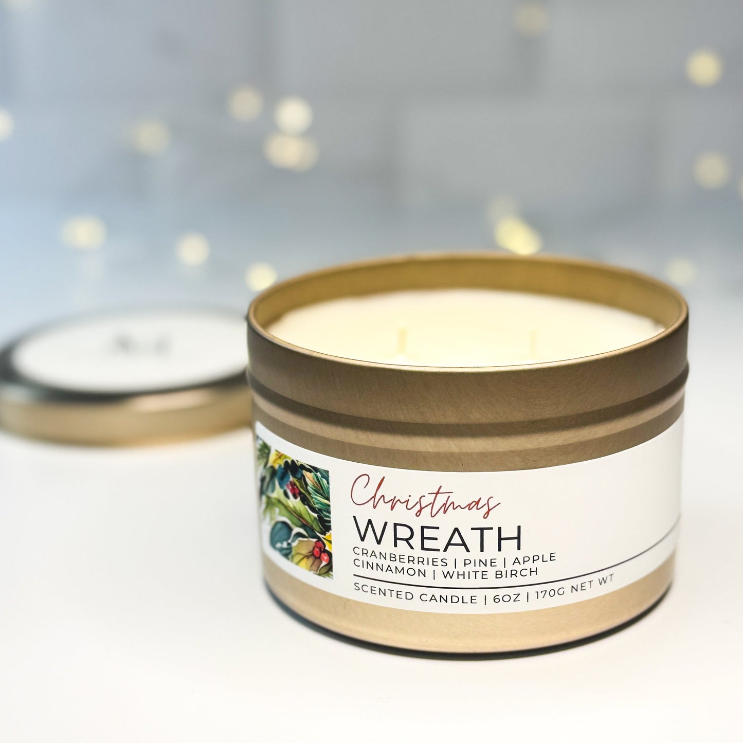 Christmas Wreath | Candles + Wax Melts