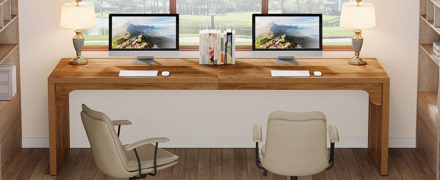 78.7" Extra Long 2-Person Computer Desk