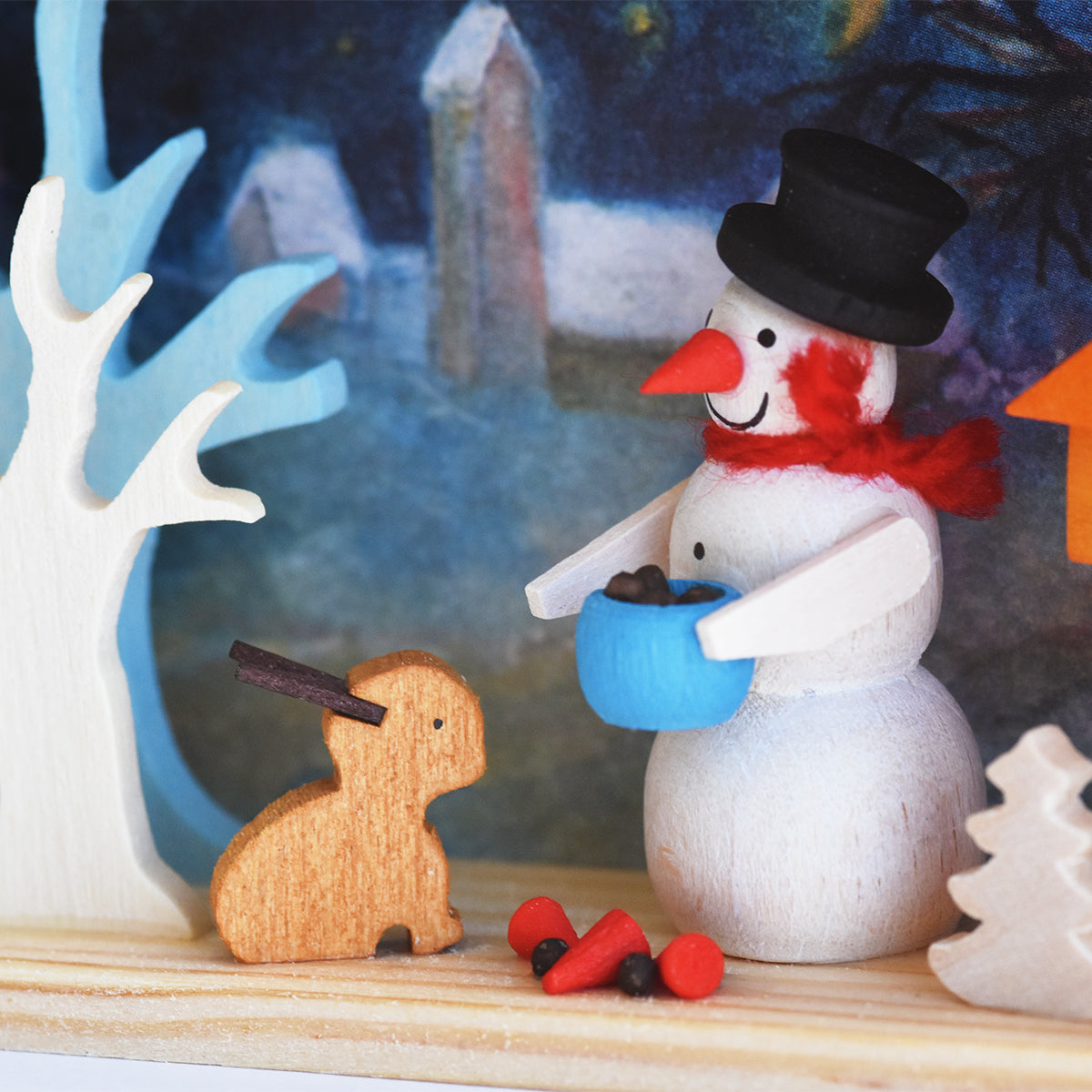 Congratulations box - Snowman Forest
