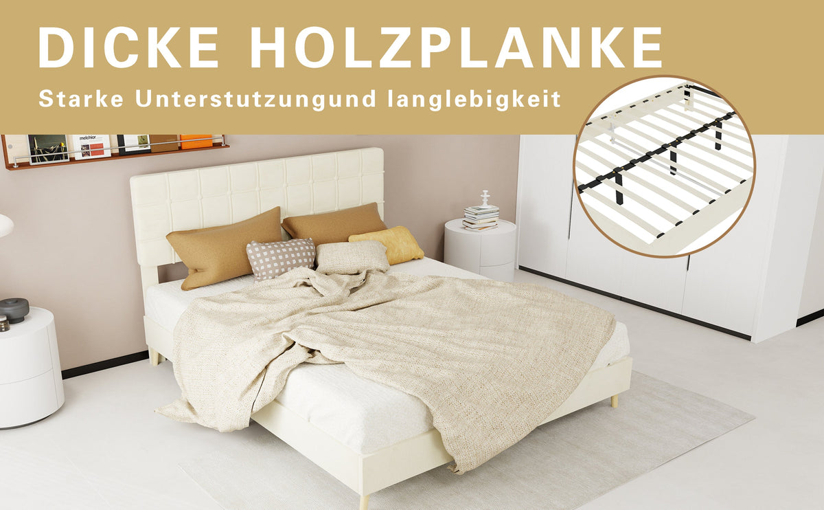 Modern Upholstered Bed Frame