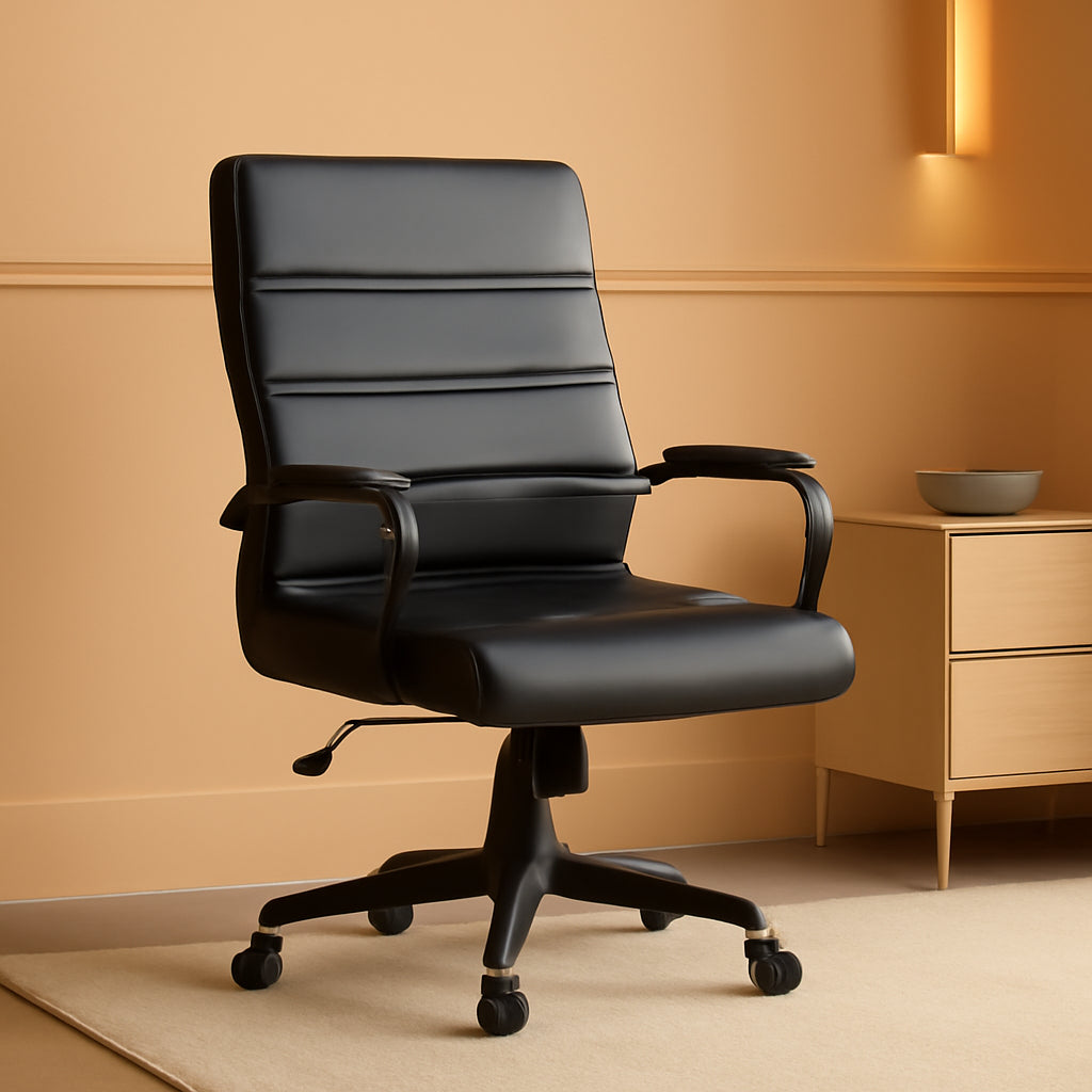 Whitney High Back Desk Chair With Adjustable Height