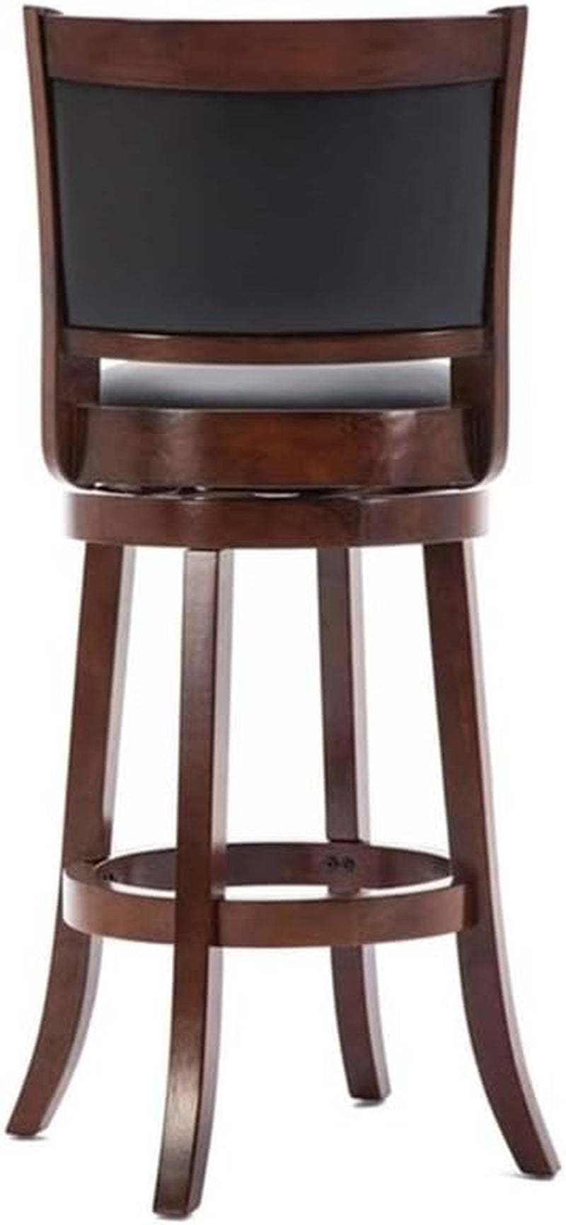 Augusta Bar Height Swivel Kitchen Bar Stool Black Cherry