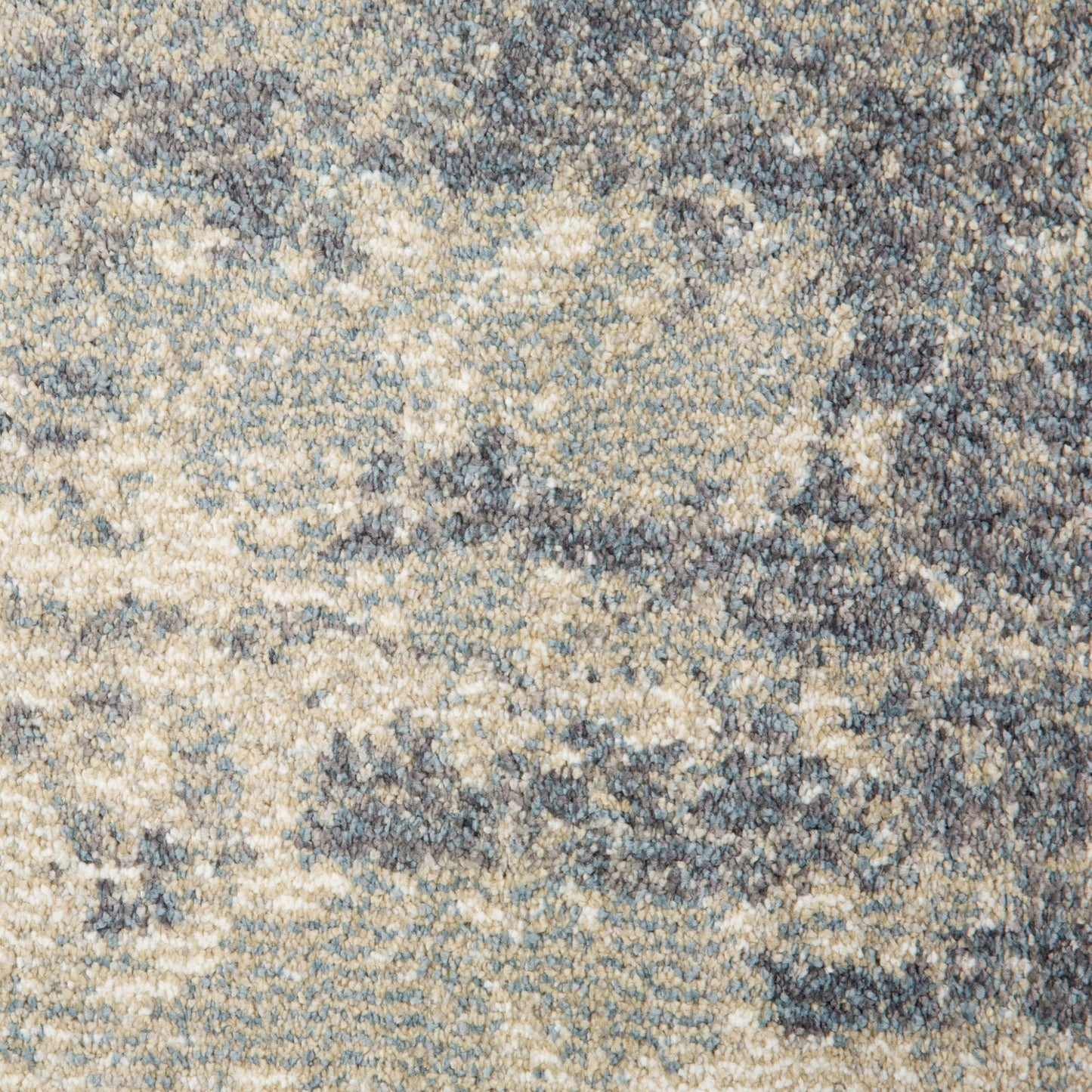 5' x 7' Light Gray Abstract Power Loom Area Rug