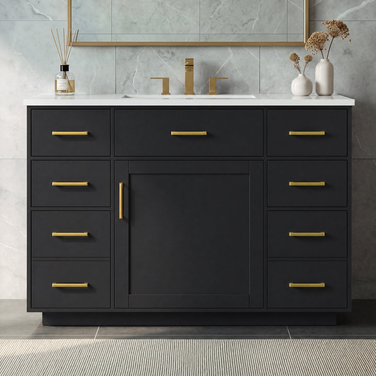 48'' Bathroom Vanity with Sink Top