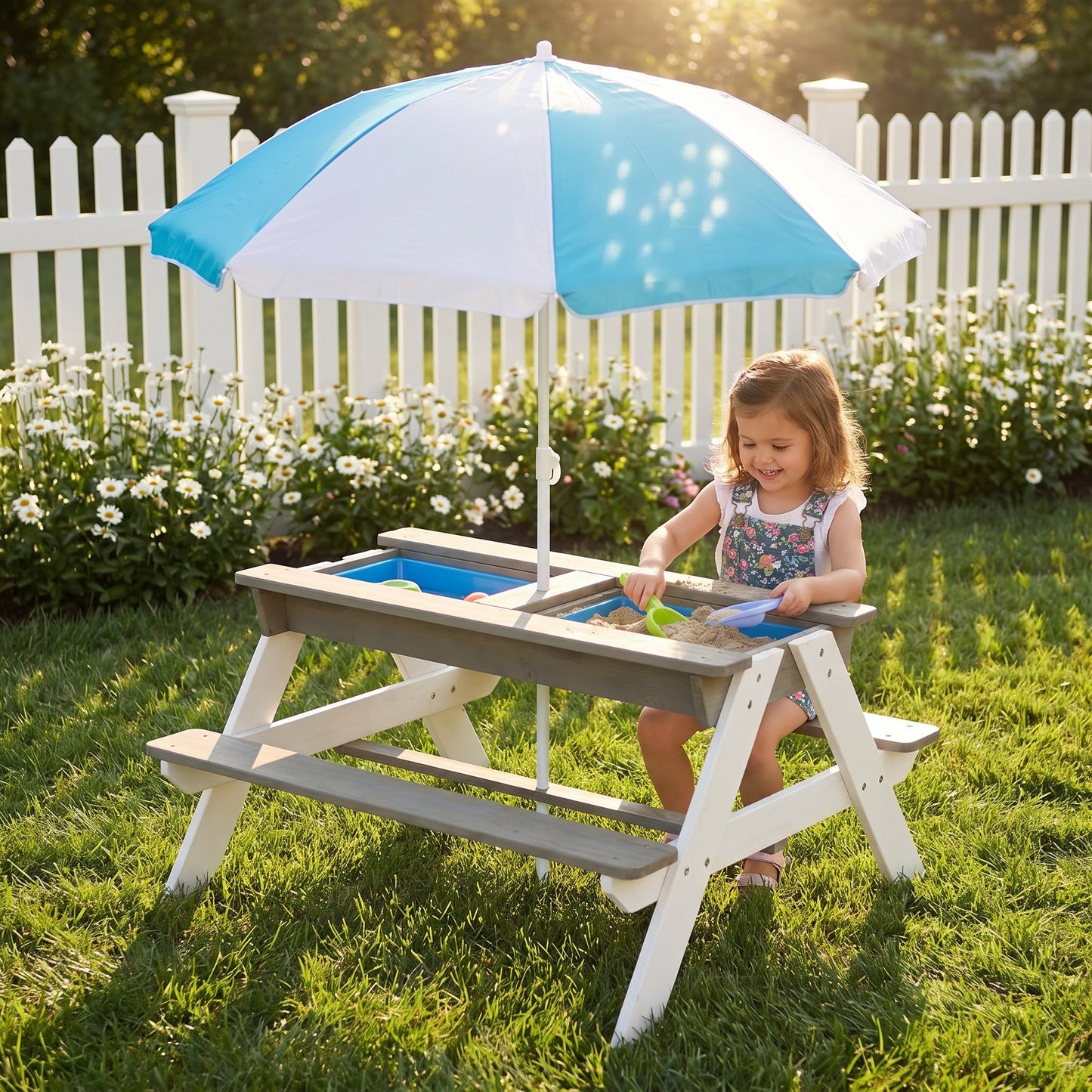 Wooden Kids Picnic Table