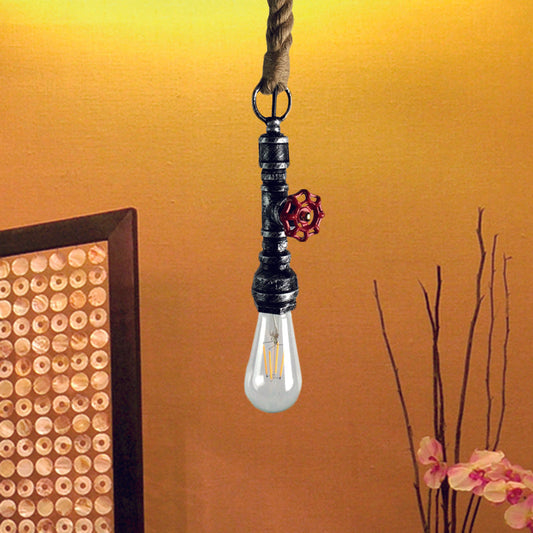 Conrad's Industrial Pendant: Vintage Charm & Pipe Design