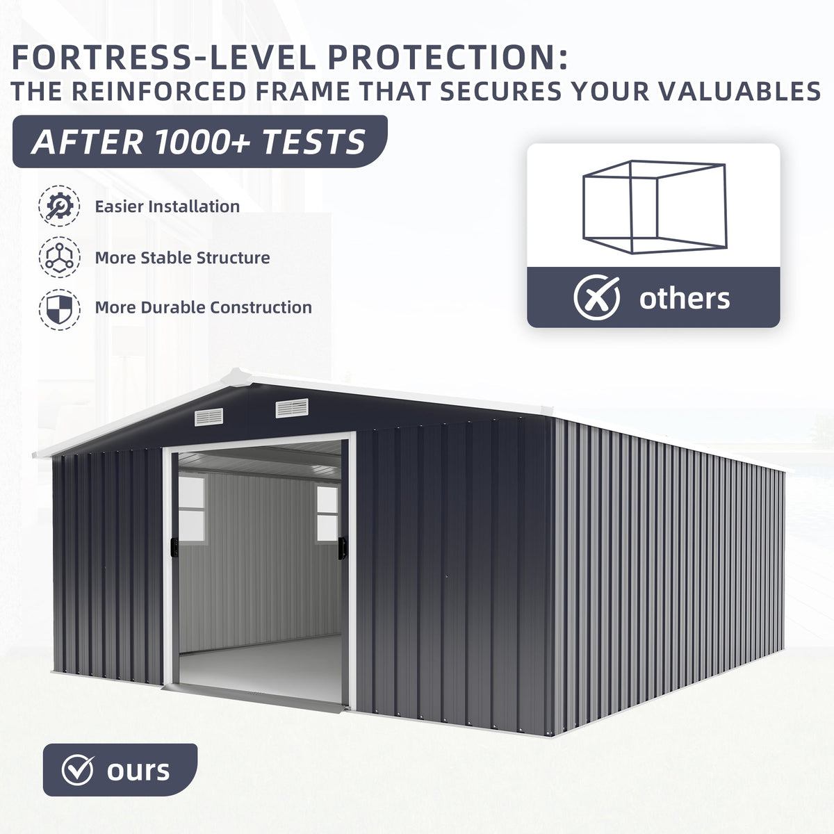 Campcraft 10x12ft Storage Shed