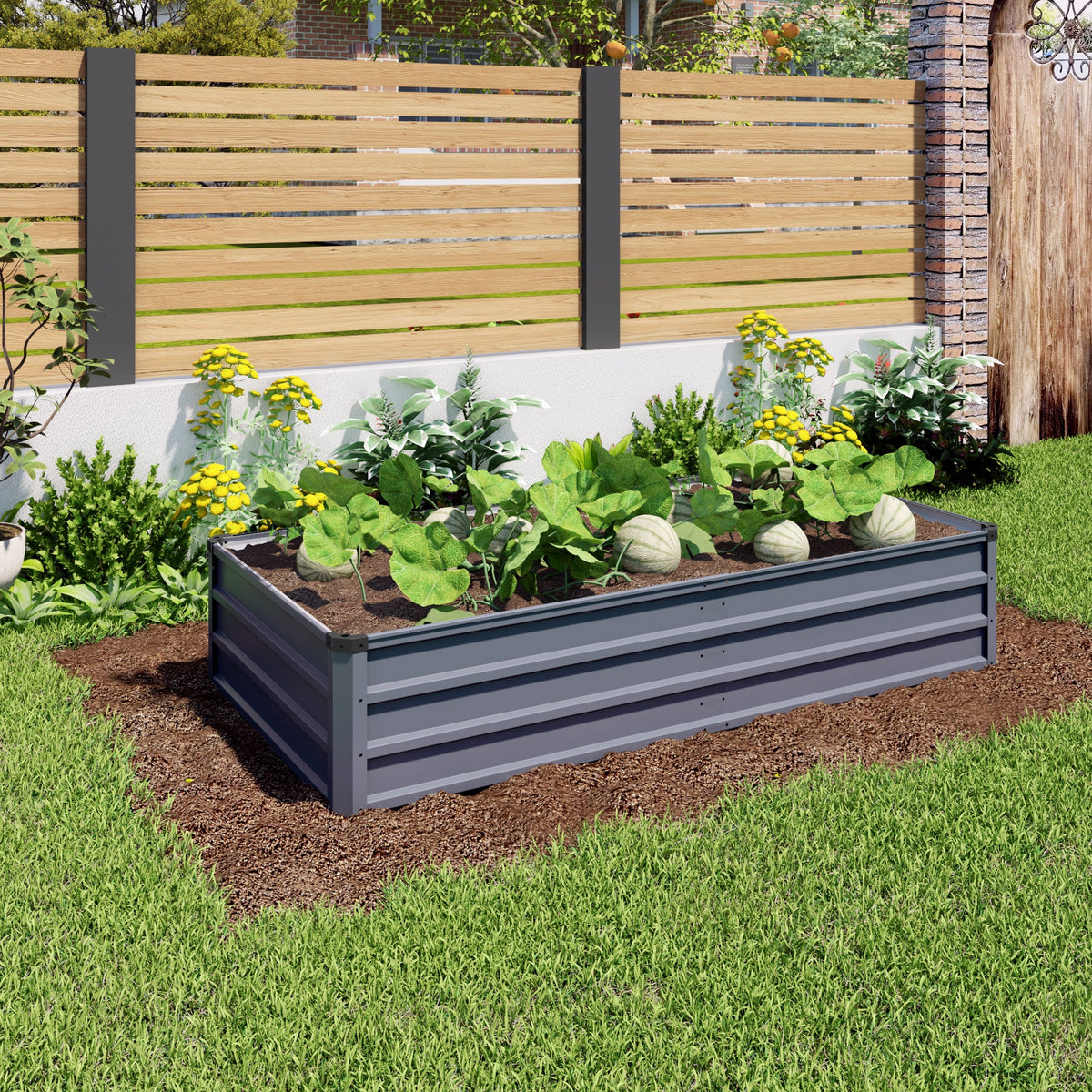 6x3x1ft Large Garden Bed