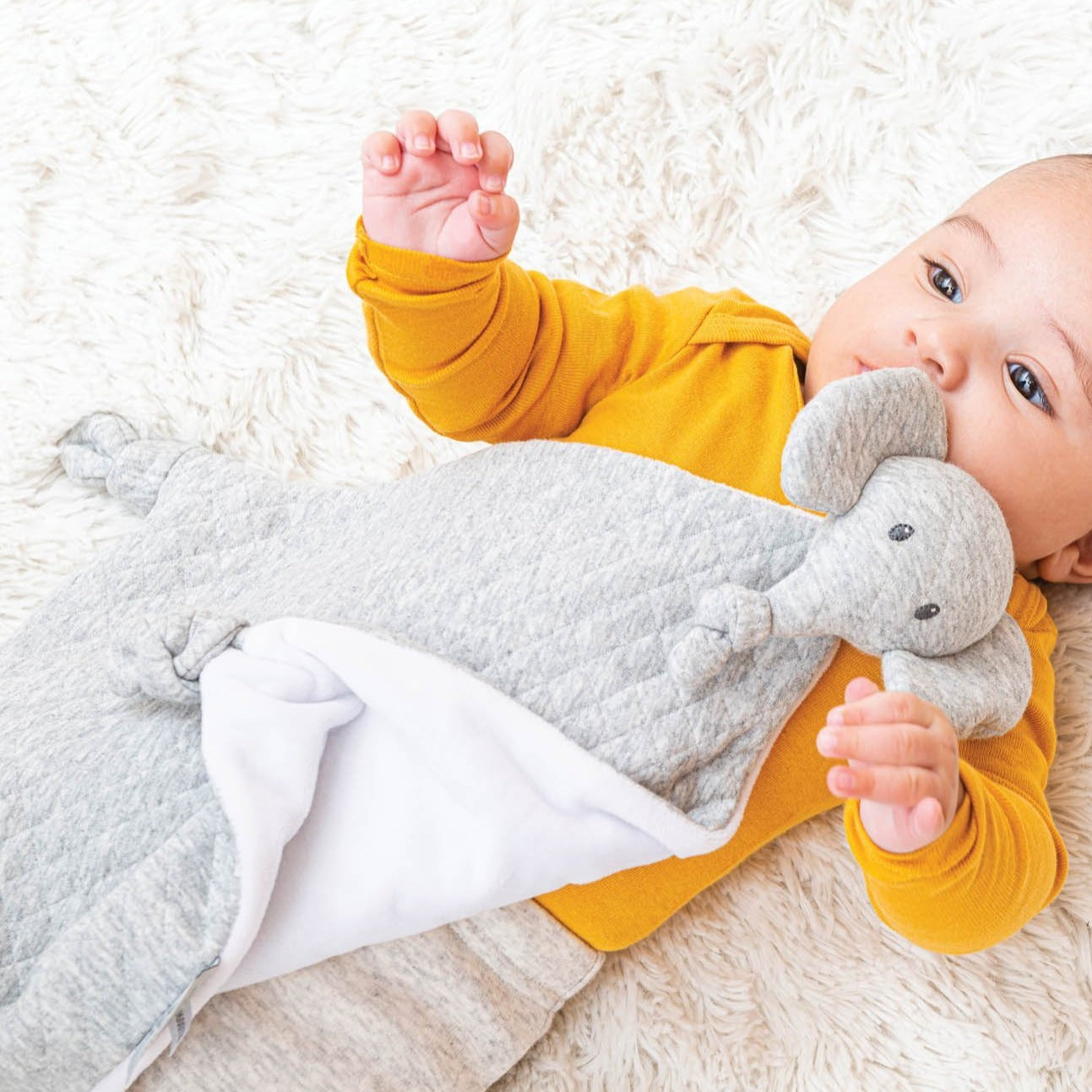 Nattou Comforter Doudou Elephant Tembo