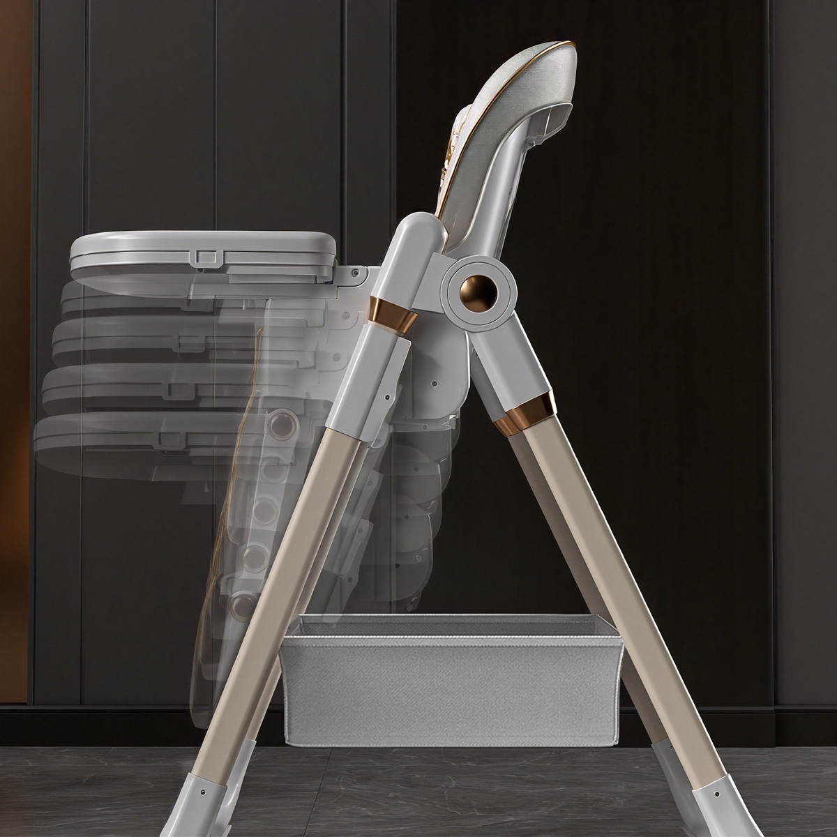 Adjustable Baby High Chair 0-6 Years
