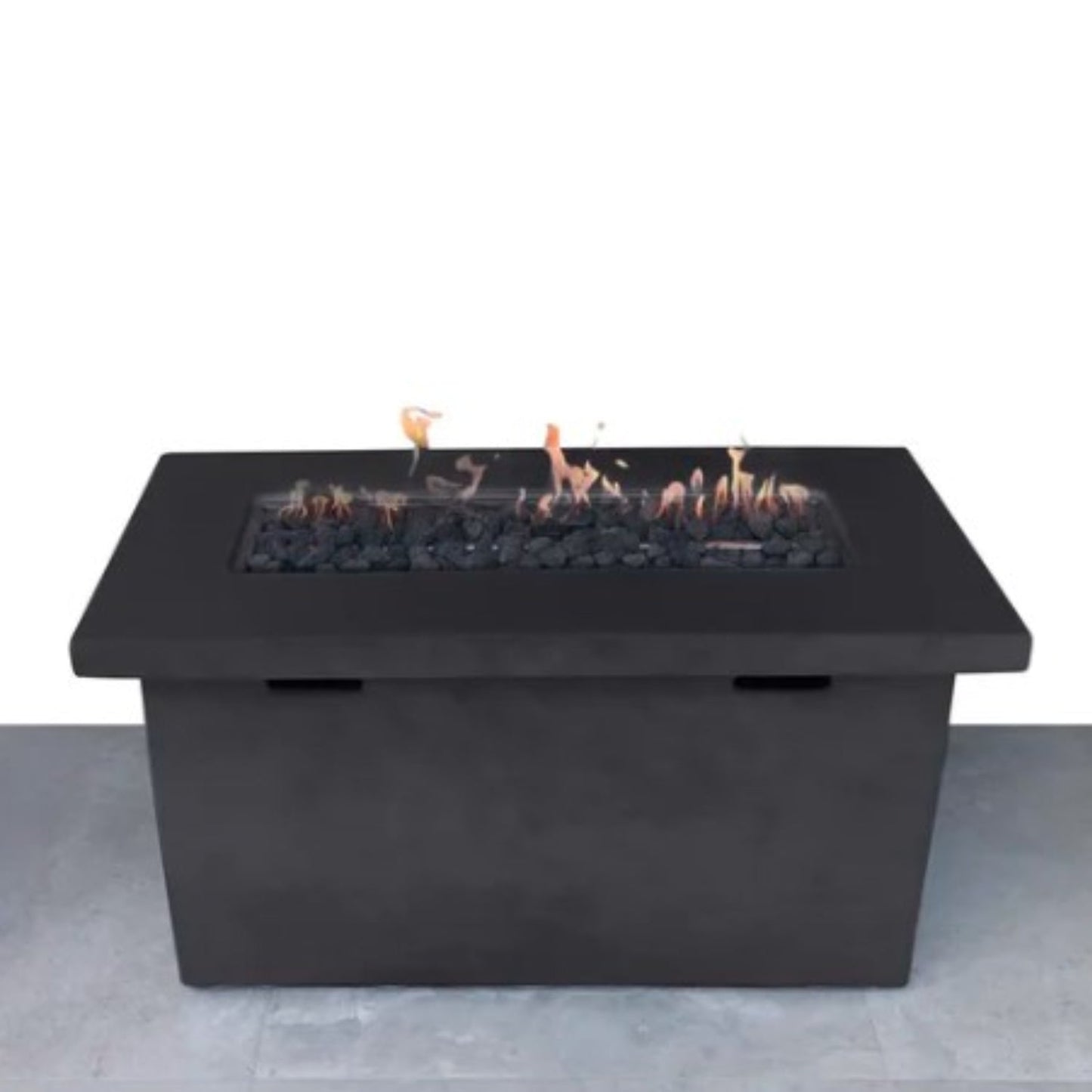 25" H x 42" W Fiber Reinforced Concrete Propane Outdoor Fire Pit Table