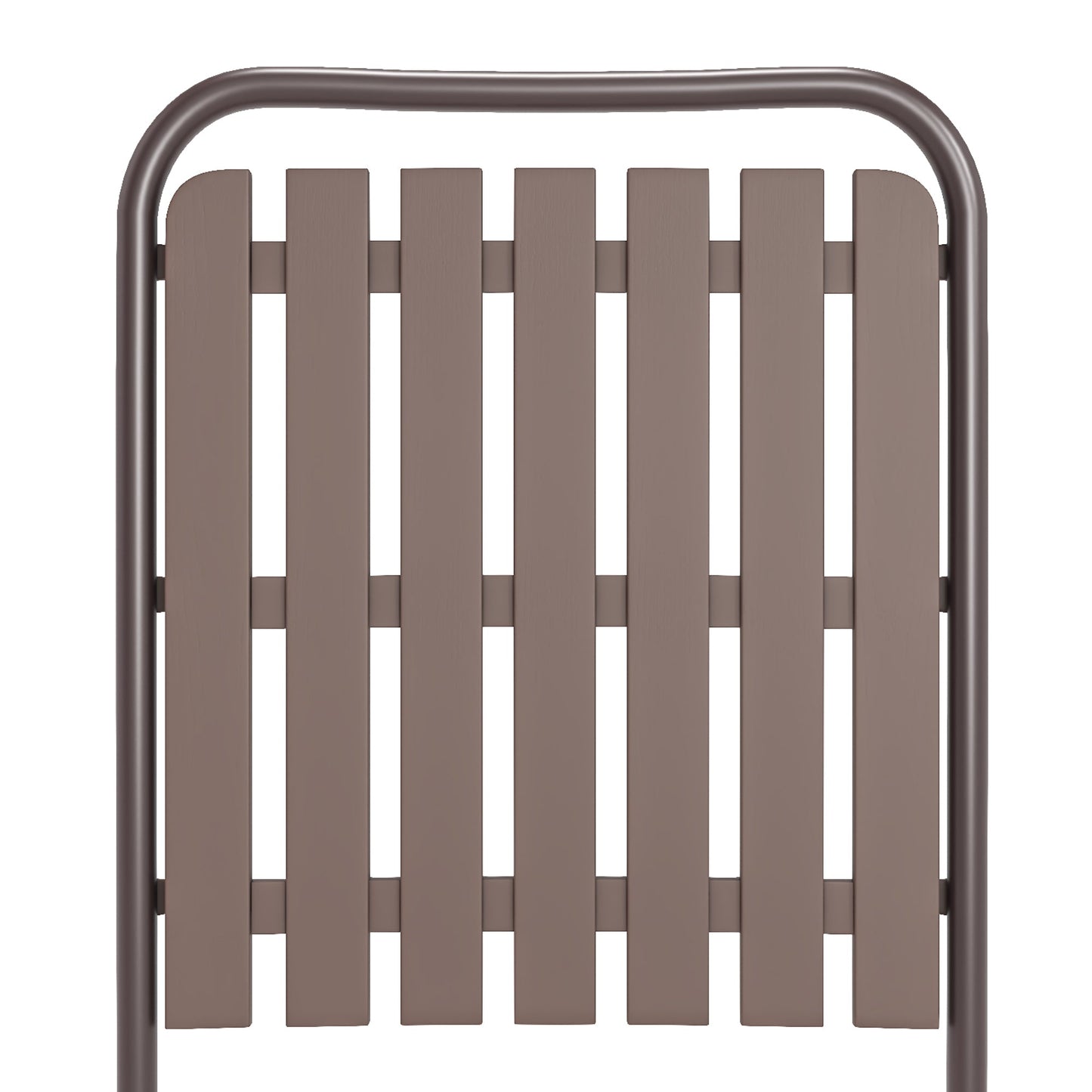 Brown 2-Piece Folding Chair Set