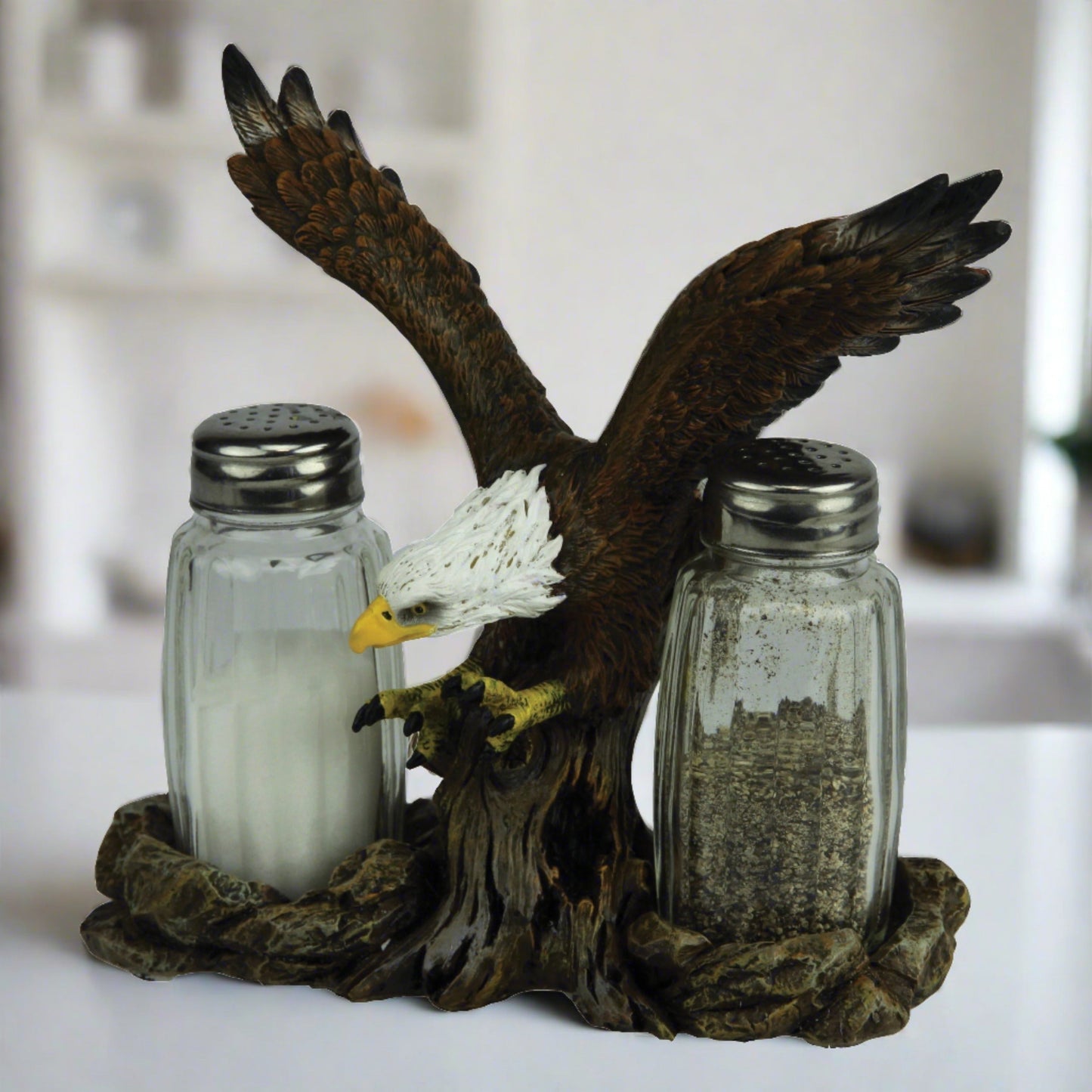 Salt and Pepper Shakers-Eagle