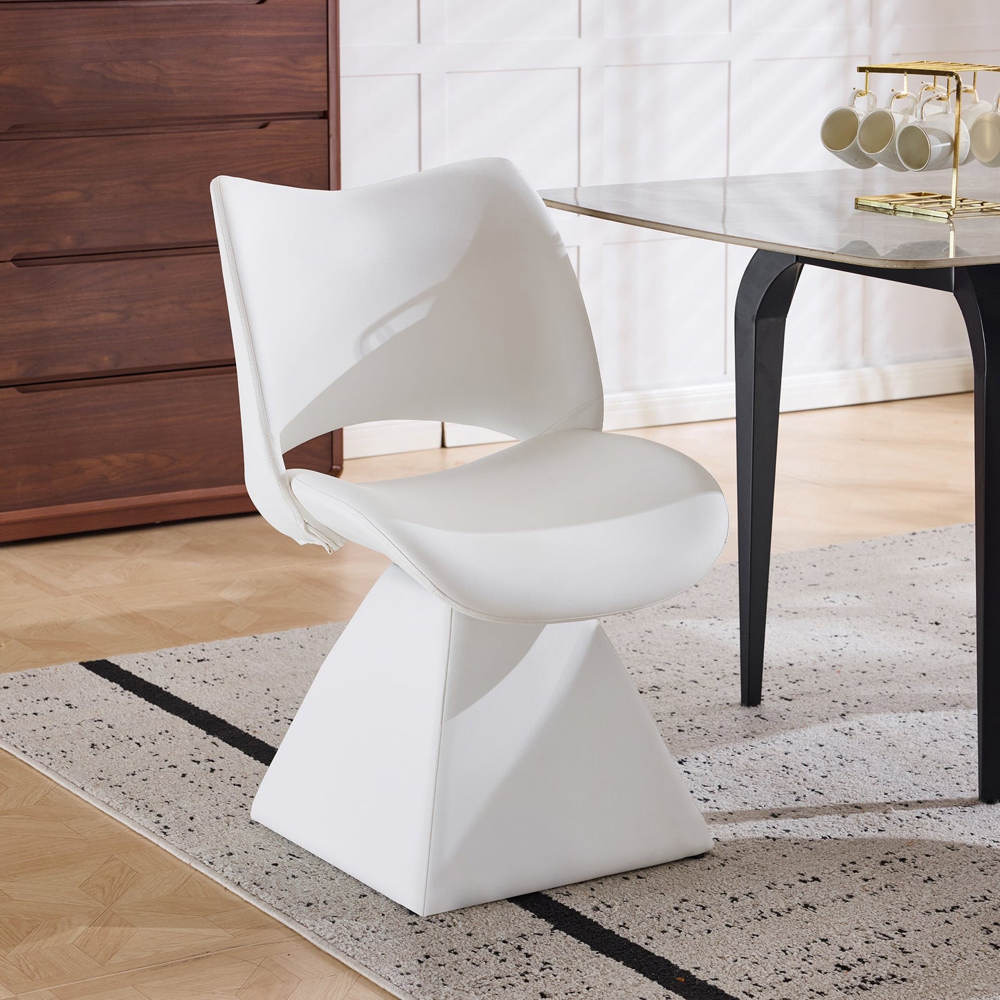 Contemporary Swivel Dining Chair