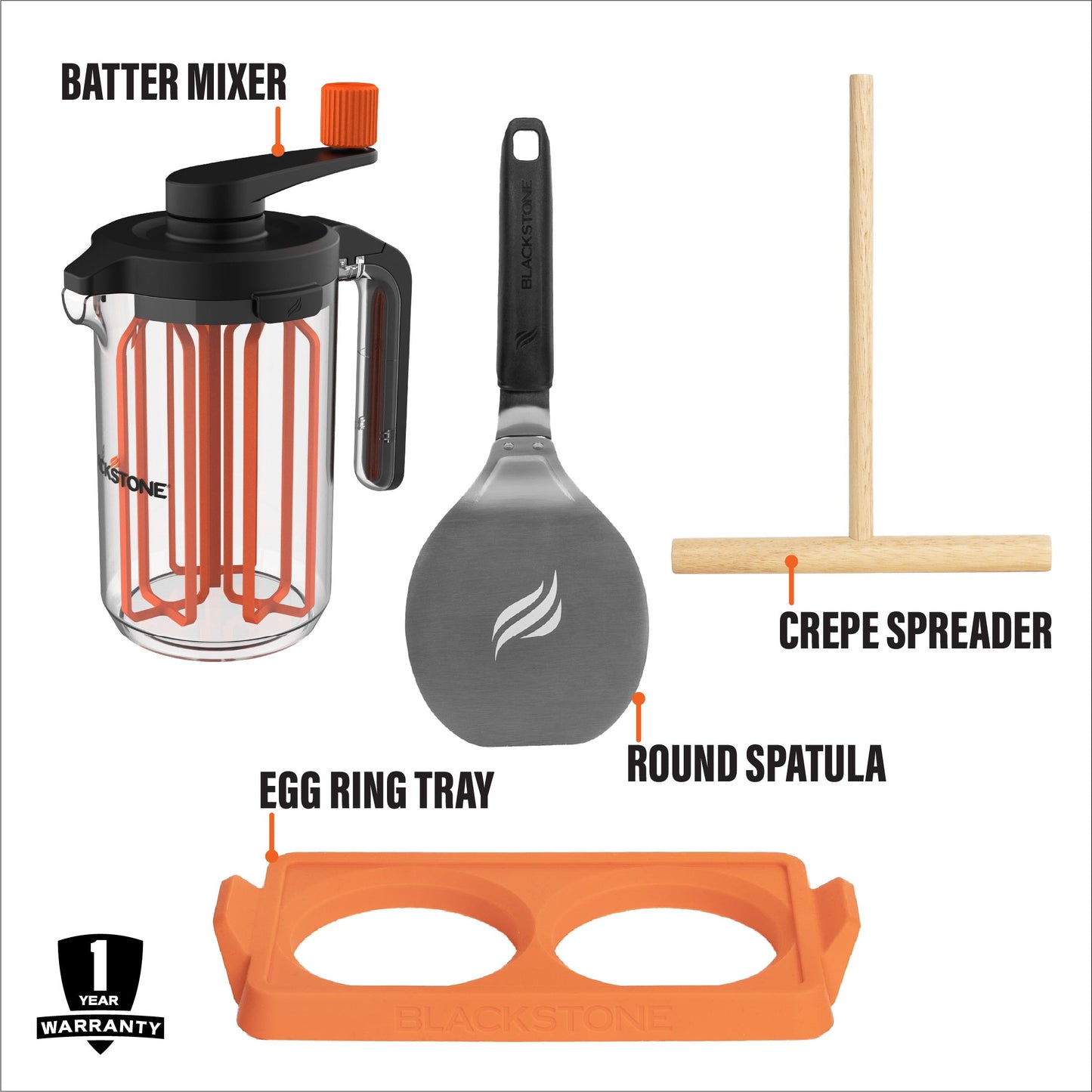 Blackstone Griddle Essentials 4 Piece Breakfast Kit