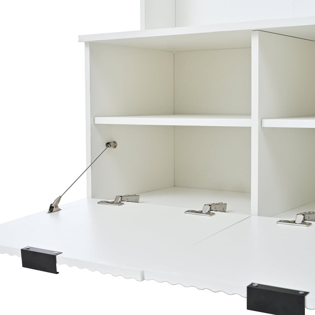 49.6" 5-in-1 Hall Tree with Bench, Shoe Storage & Open Cabinets