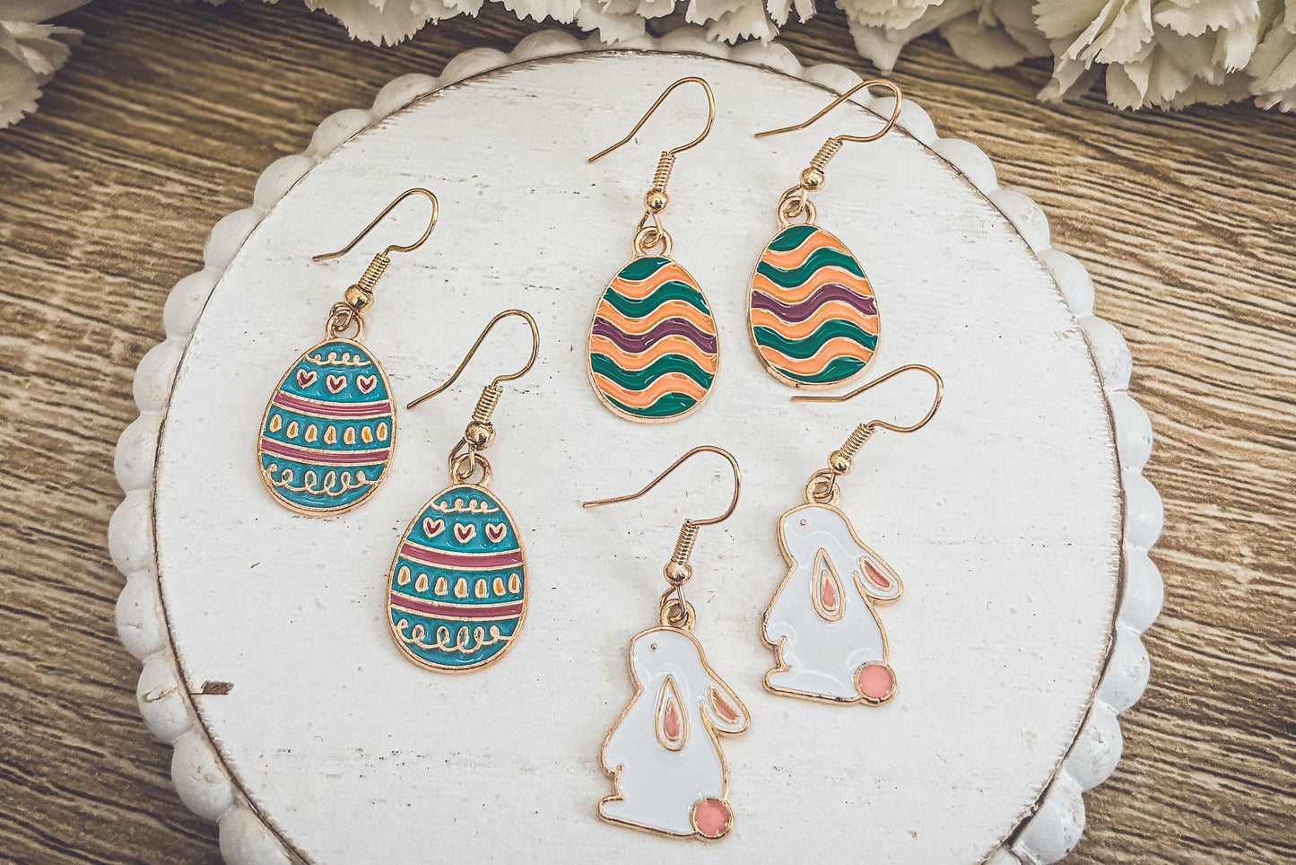 Adorable Easter Earring Set - Set of 3