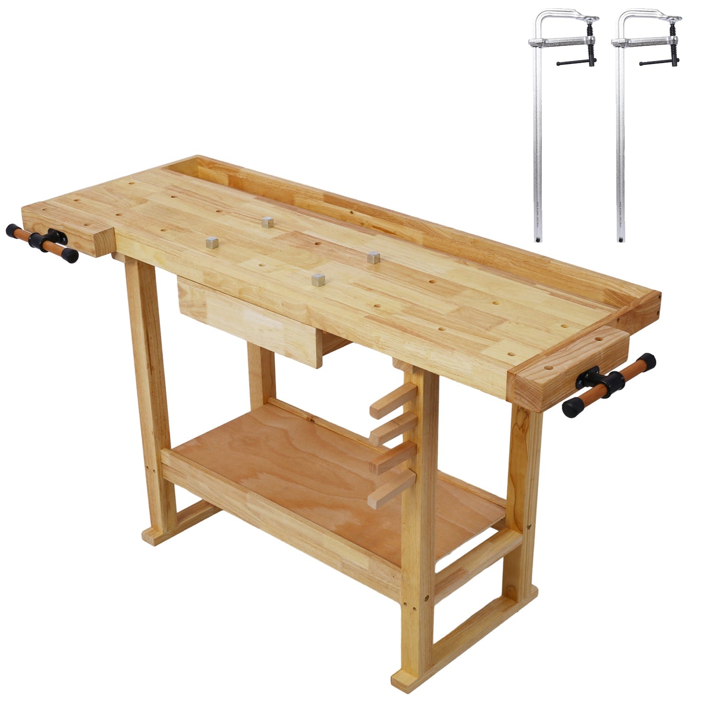 55-Inch Wood Workbench