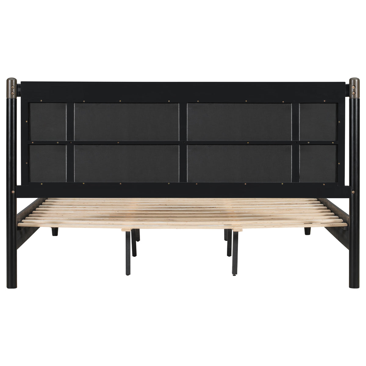 Solid Wood King Bed - Heavy Duty Support