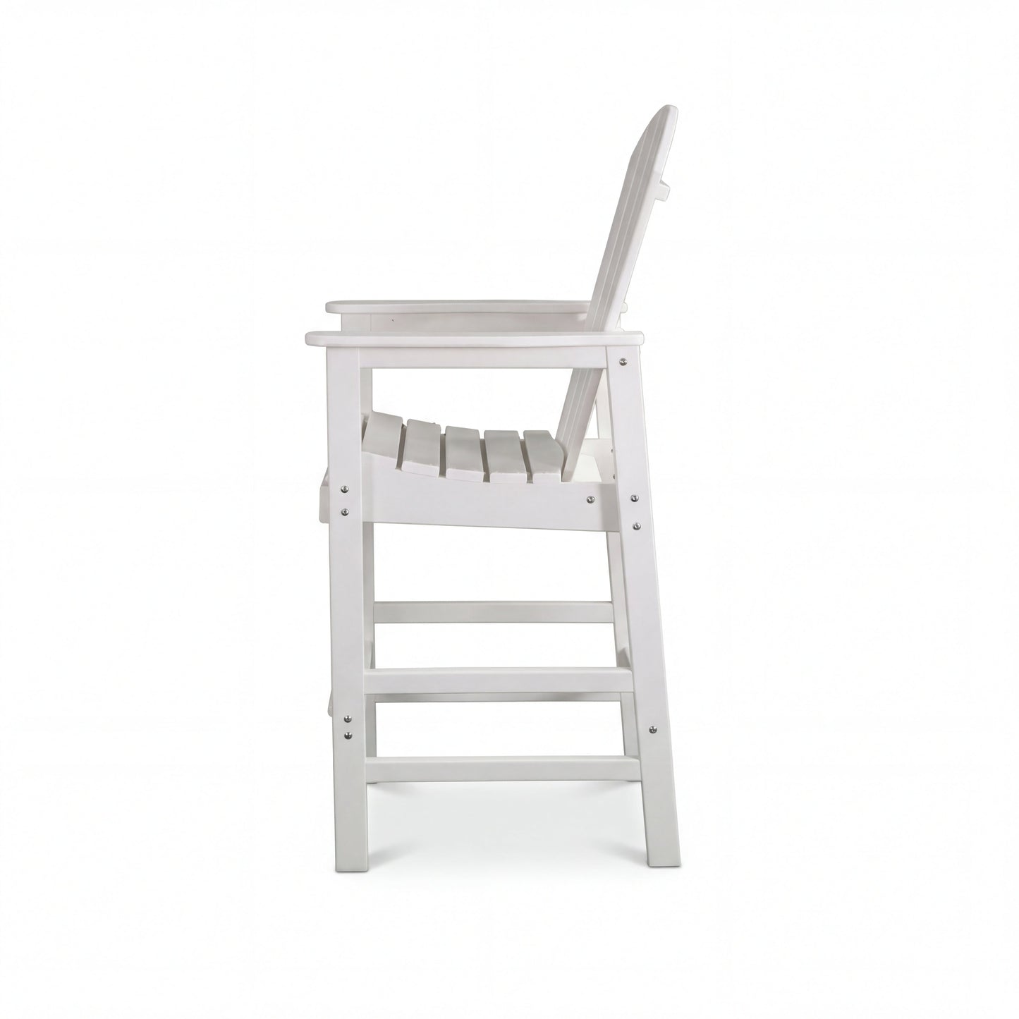 All-Weather HDPE Bar Height Adirondack Chair