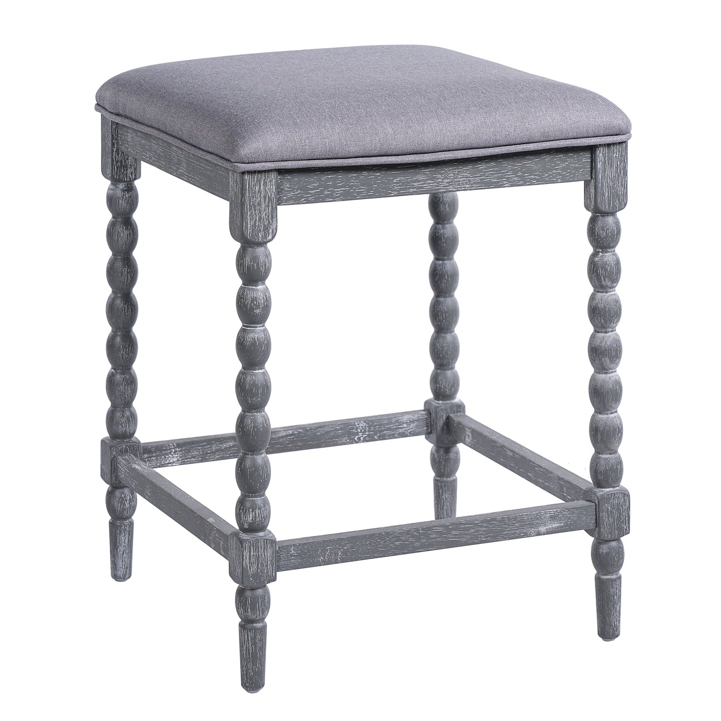 26" Counter Stools Set of 4 with Upholstered Seat