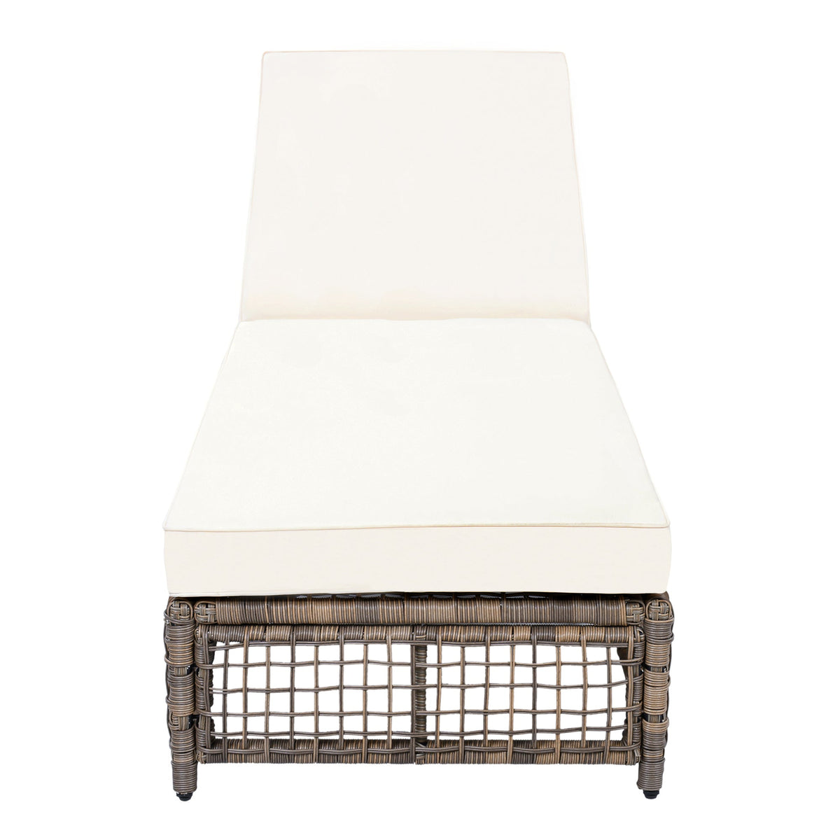 TREXM Outdoor Lounge Chair, Patio Chaise Lounge