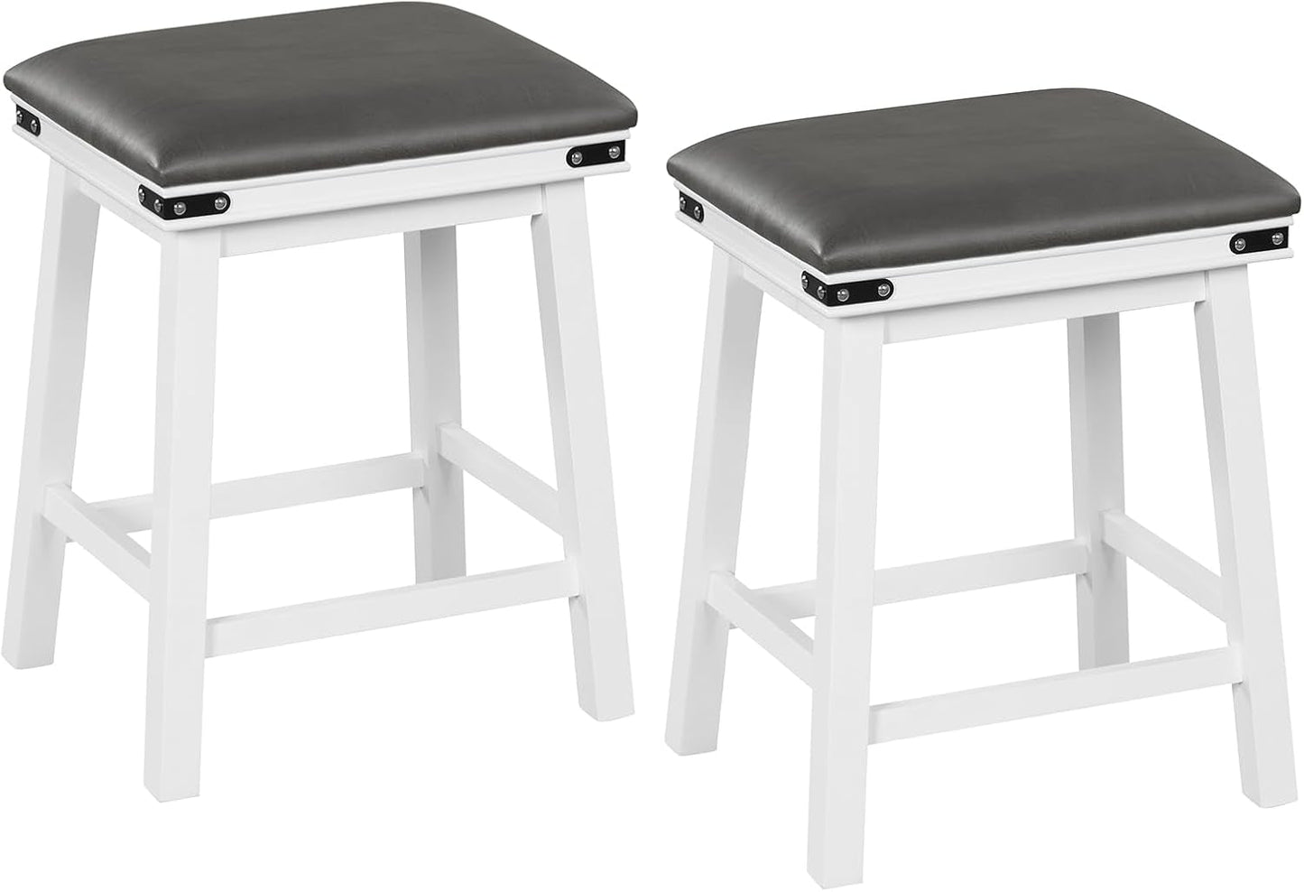 24 Inch Counter Height Bar Stools Set of Two