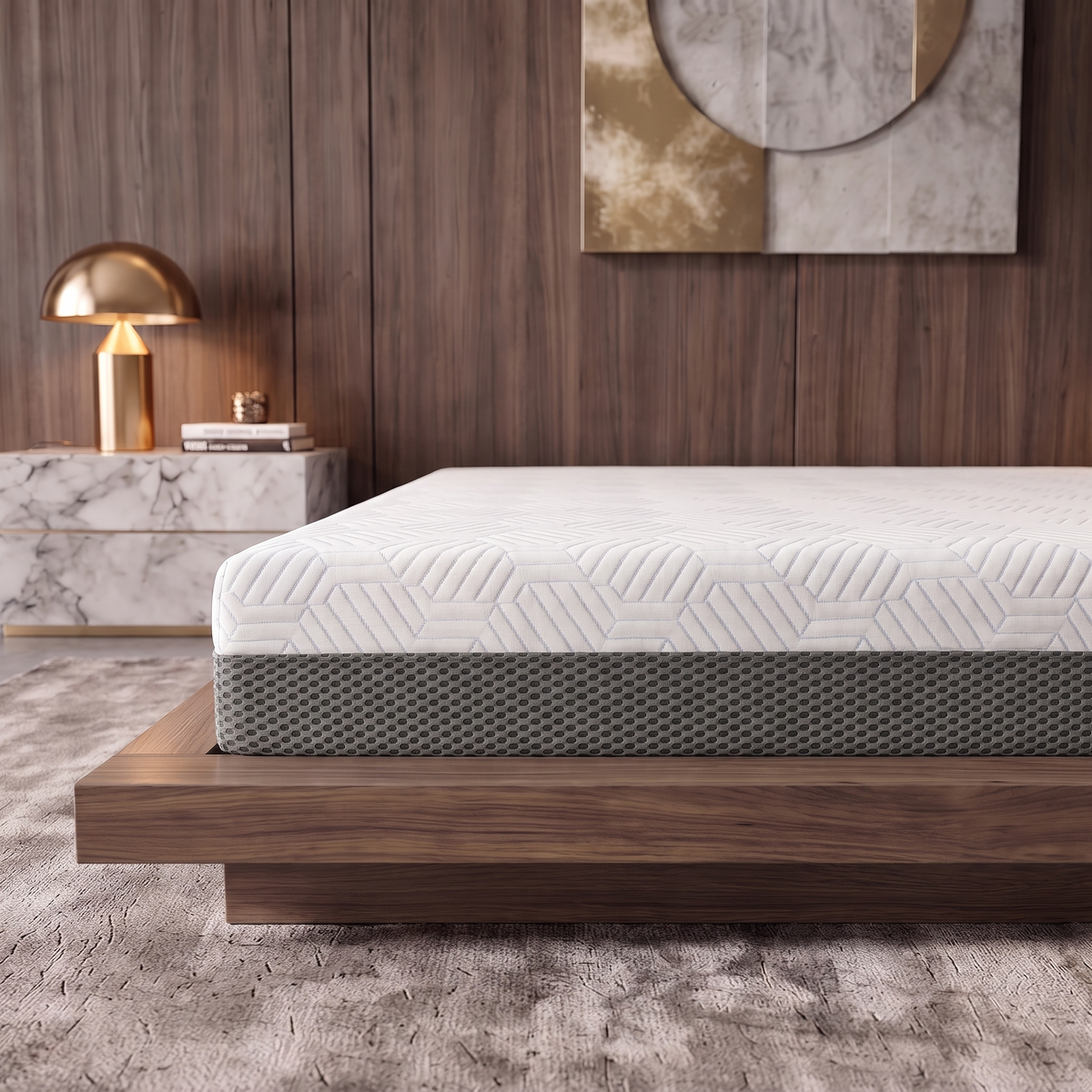 Pur Chill 8" Queen Firm Mattress With Phase Change Cooling Fabric
