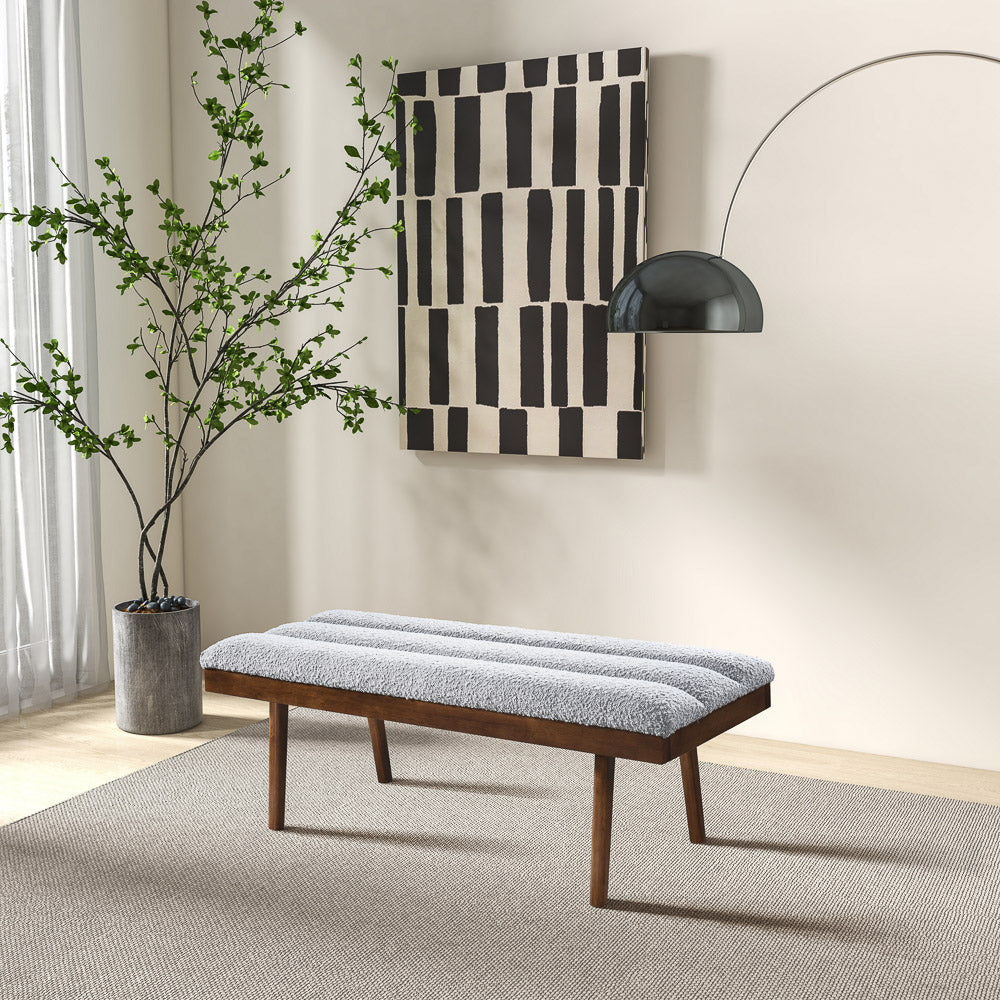 Troni Light Upholstered Bench