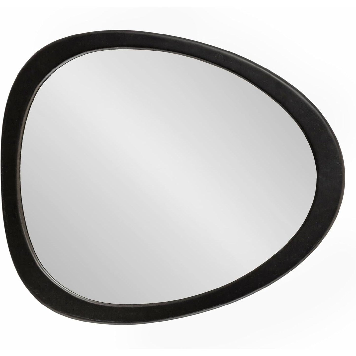 Mckinder Mid Century Wall Mirror 24x28 Black Geometric