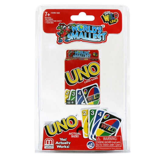 World's Smallest Uno Card Game