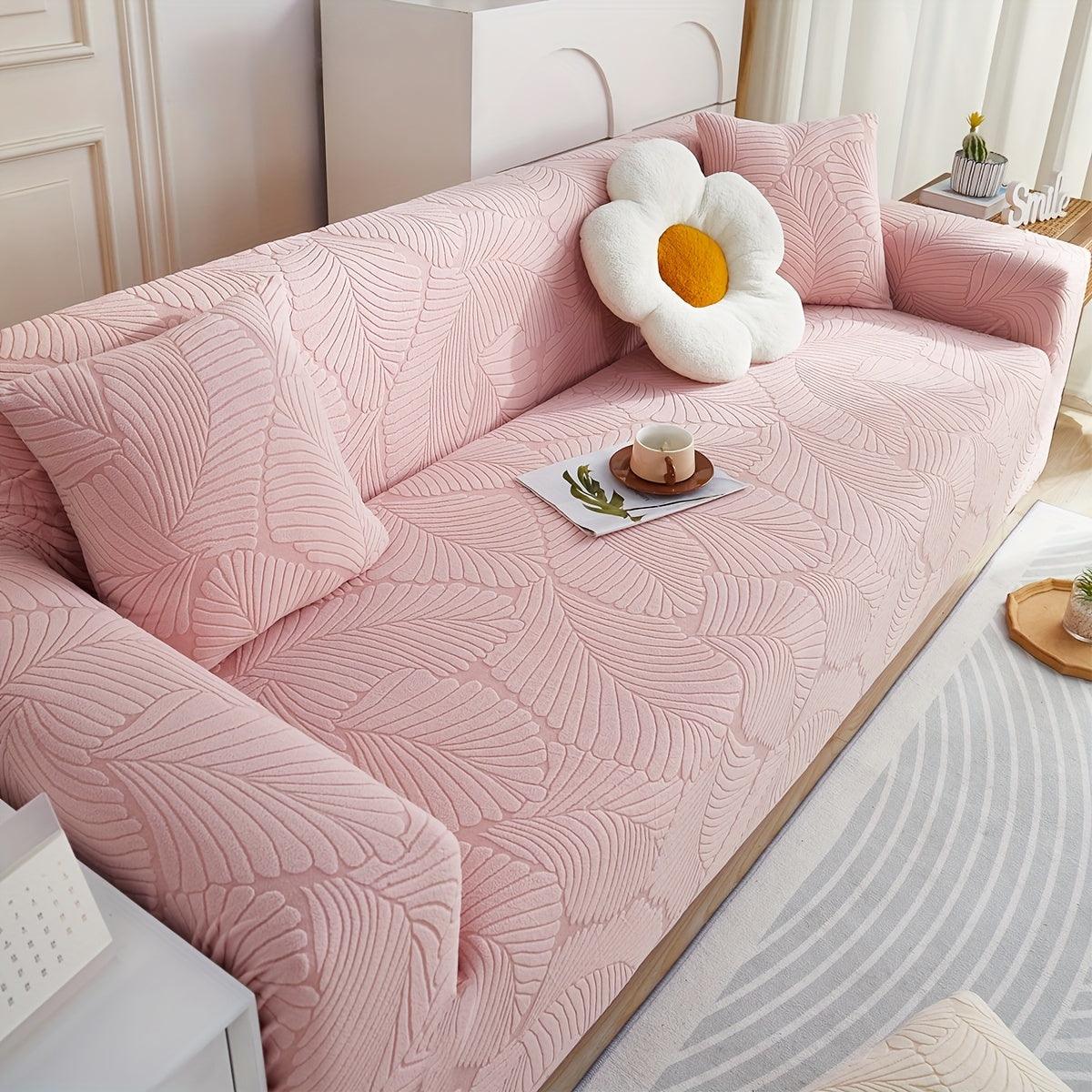 Premium Stretch Gray Couch Cover | Durable, Non-Slip & Versatile