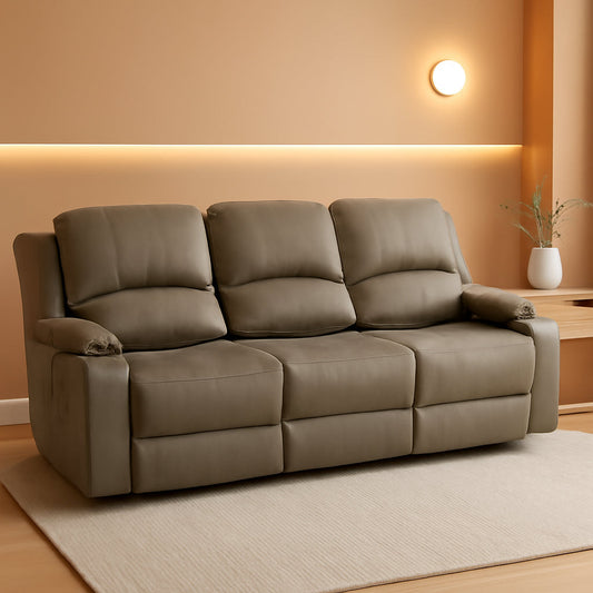 80 Inch Powered Triple Wall Hugger RV Recliner Sofa