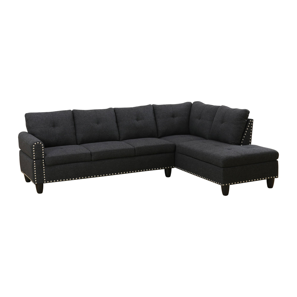 69.5" x 97.5" L-Shaped 2 Pieces Sectional Sofa