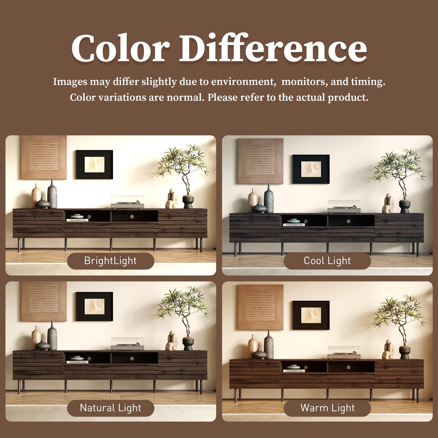 78 Inch Modern TV Stand for TVs Up to 85 Inches