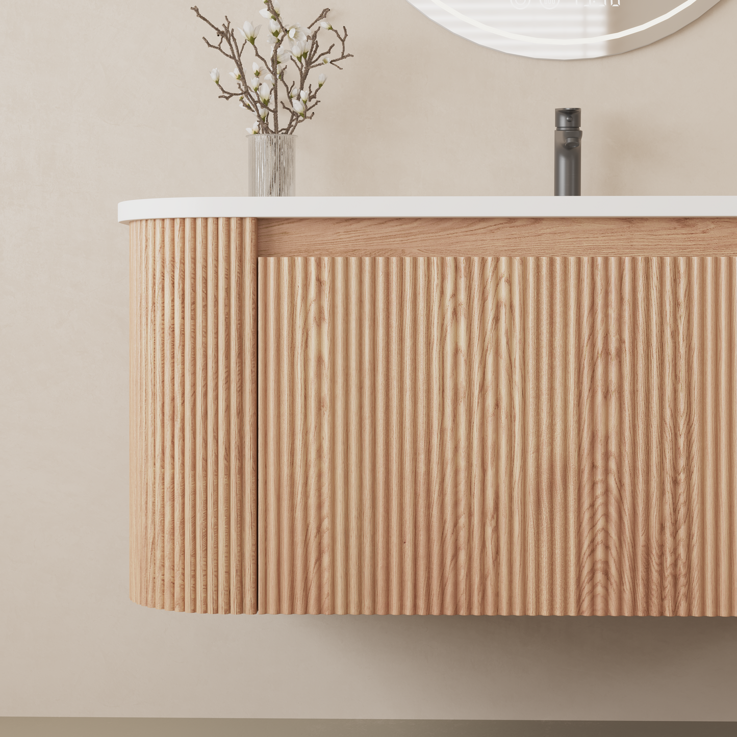Arcora 30 Inch Wall Mounted Bathroom Vanity with Sink