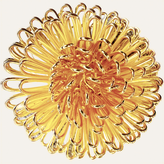 Gold Floral Napkin Rings – Elegant Rust Resistant Table Decor Accent