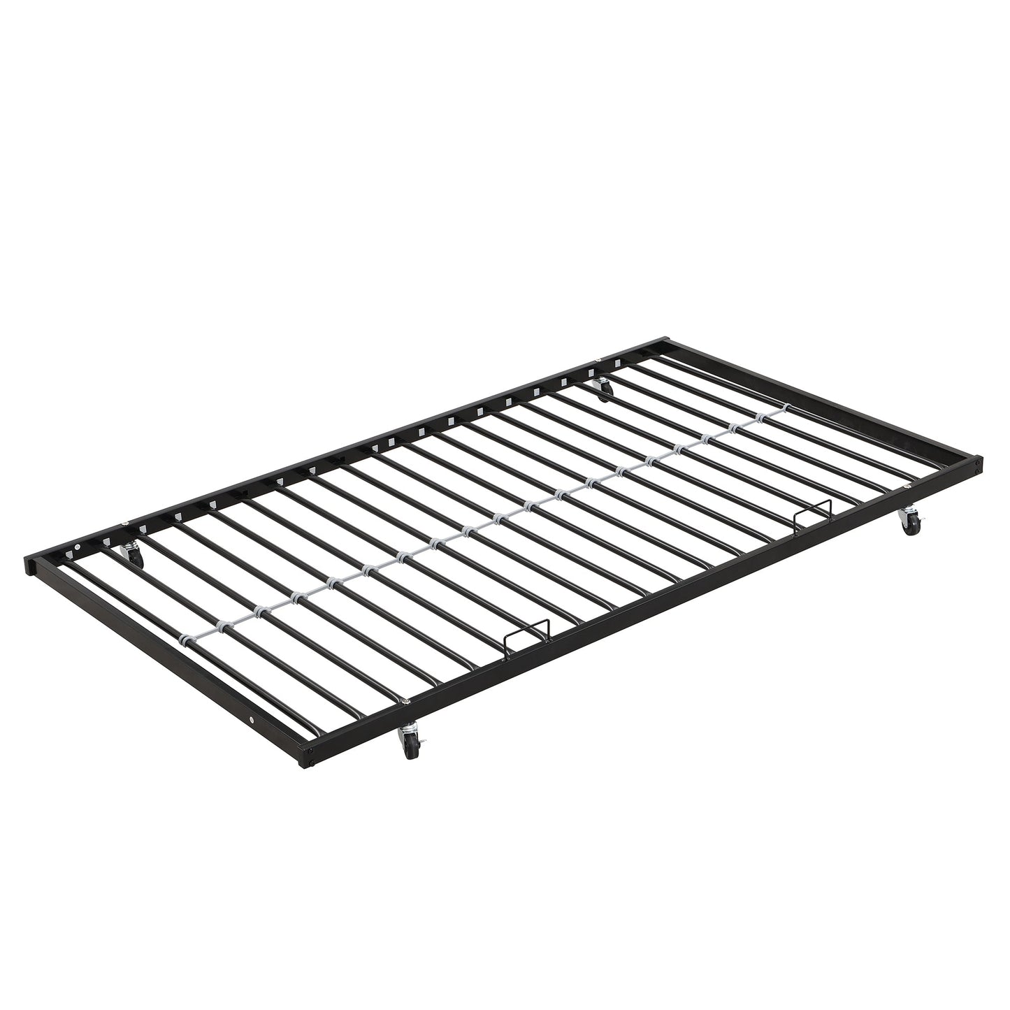 Twin Over Full Metal Bunk Bed with Trundle