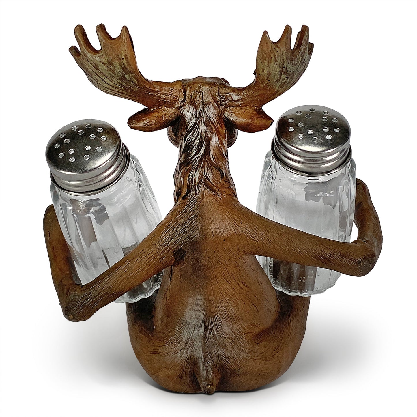 Salt and Pepper Shakers-Moose Holding