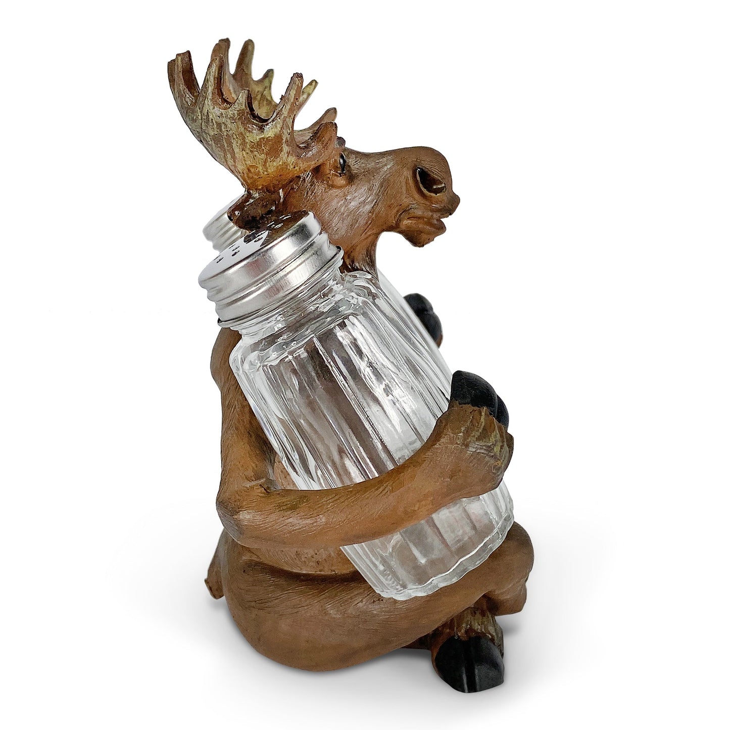 Salt and Pepper Shakers-Moose Holding