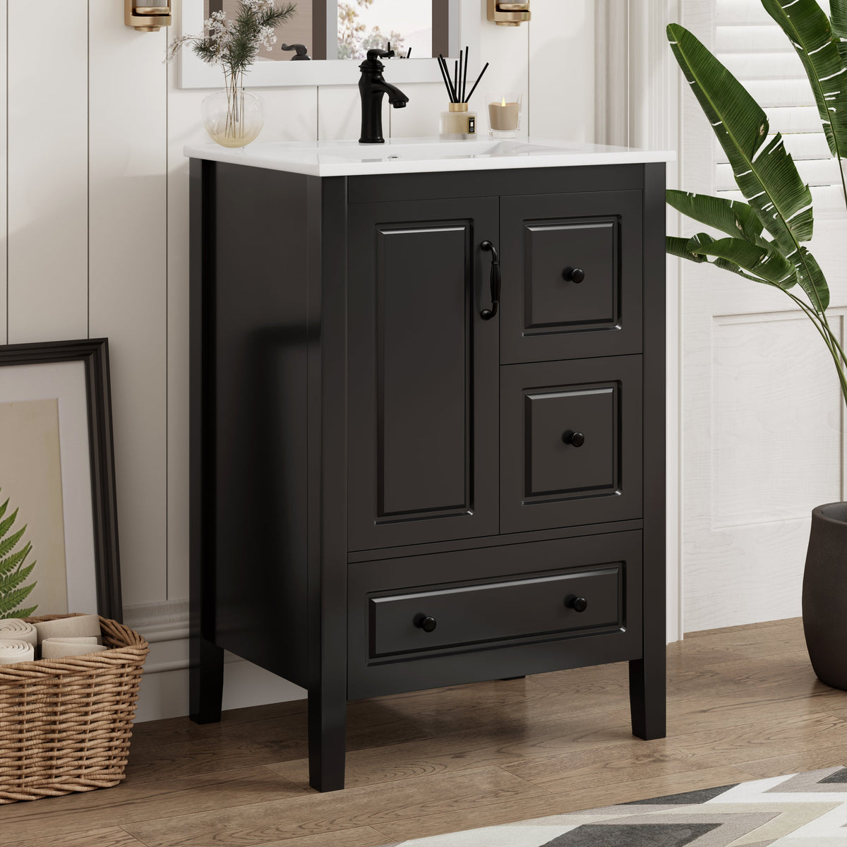 24 Inch Bathroom Vanity with Sink