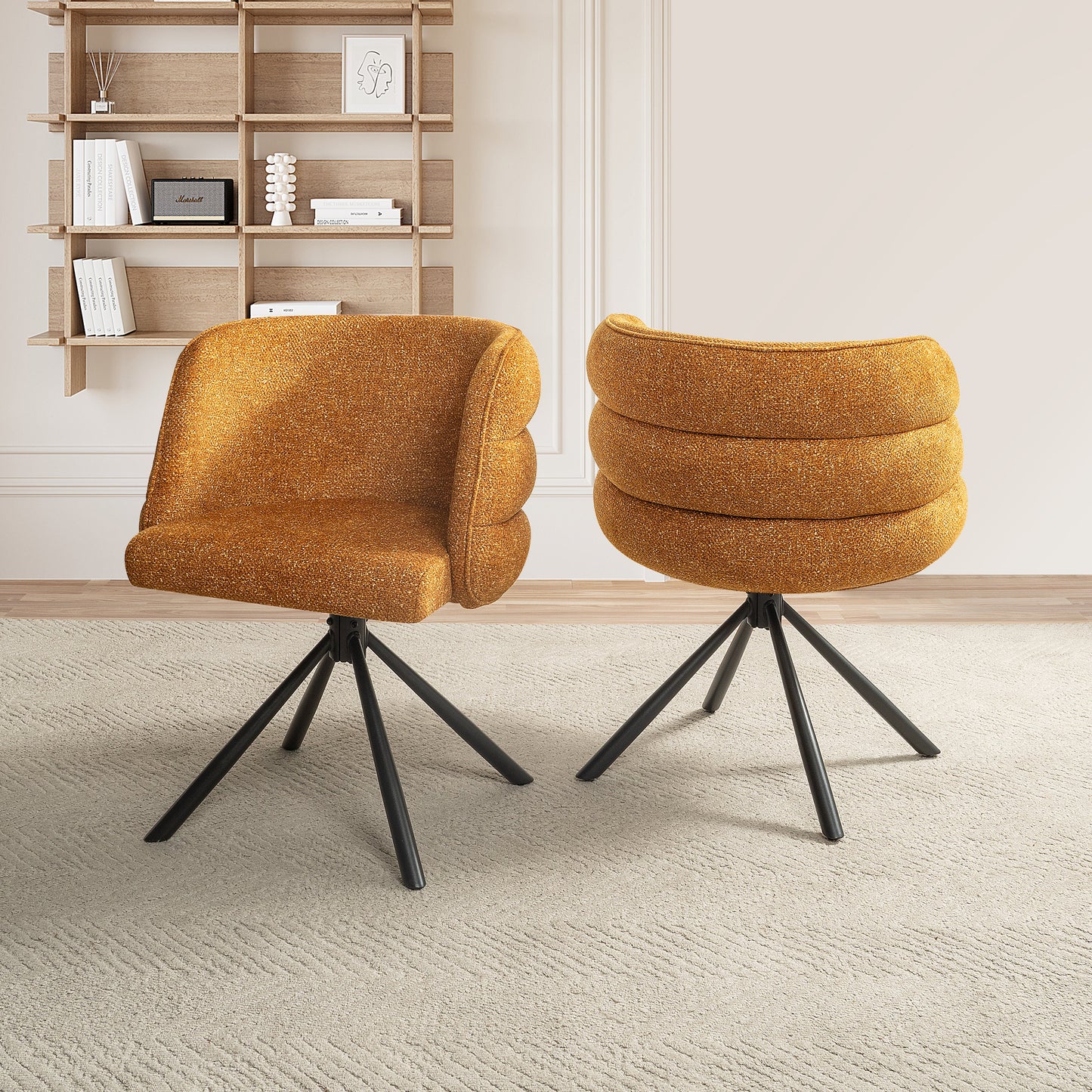 270° Swivel Home Office Desk Chairs Set of 2