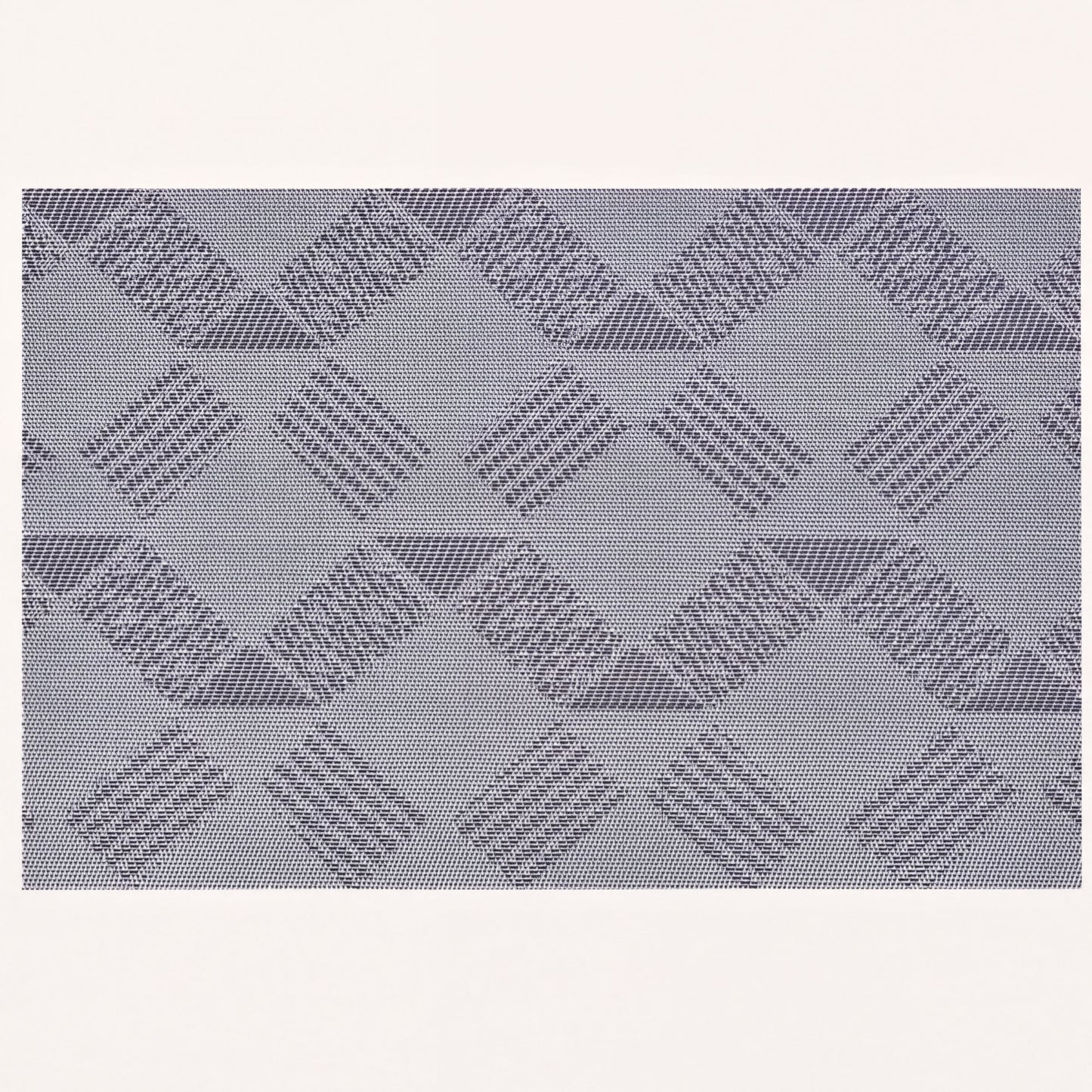 PVC Placemats – Non Slip Table Protectors for Dining Table, Gray & Silver