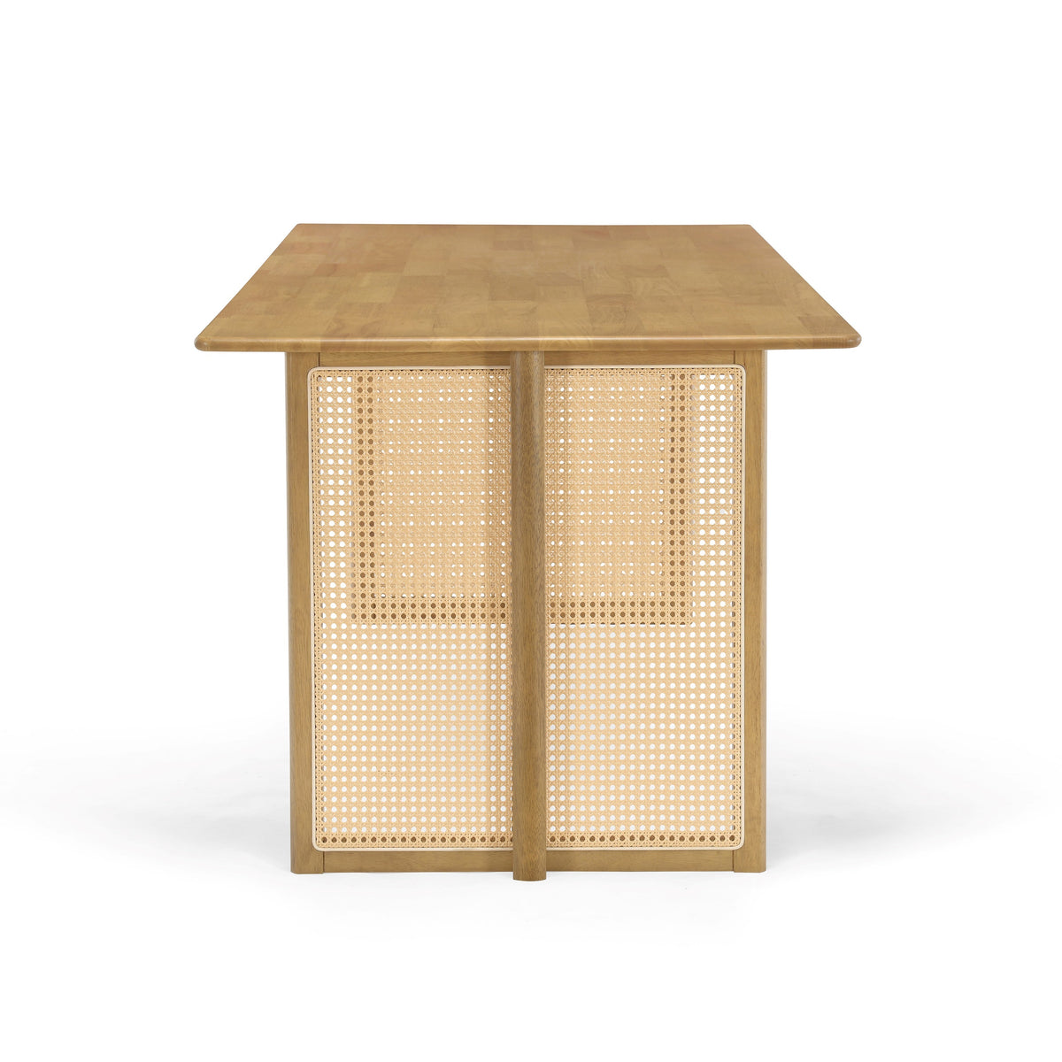 Natural Rubber Wood Dining Table