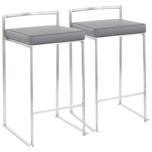 Contemporary Stackable Counter Stool