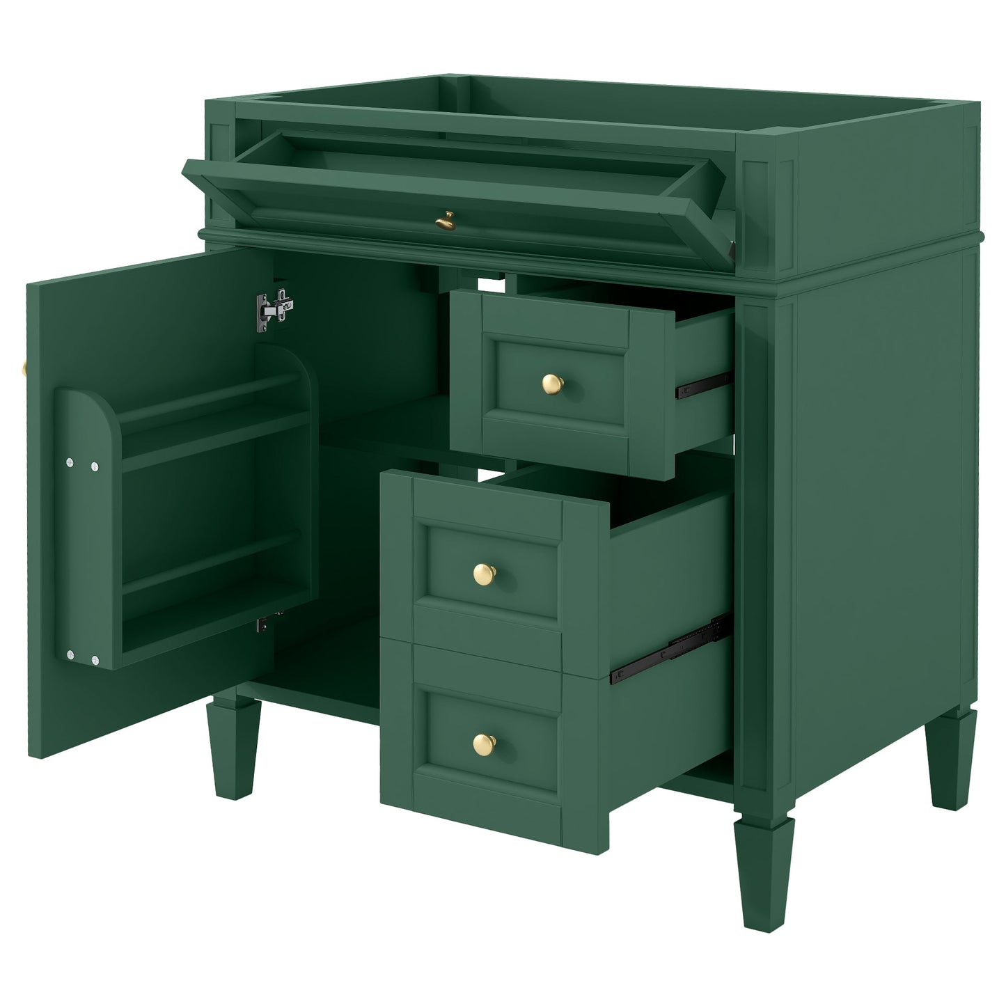 30" Bathroom Vanity Without Top Sink