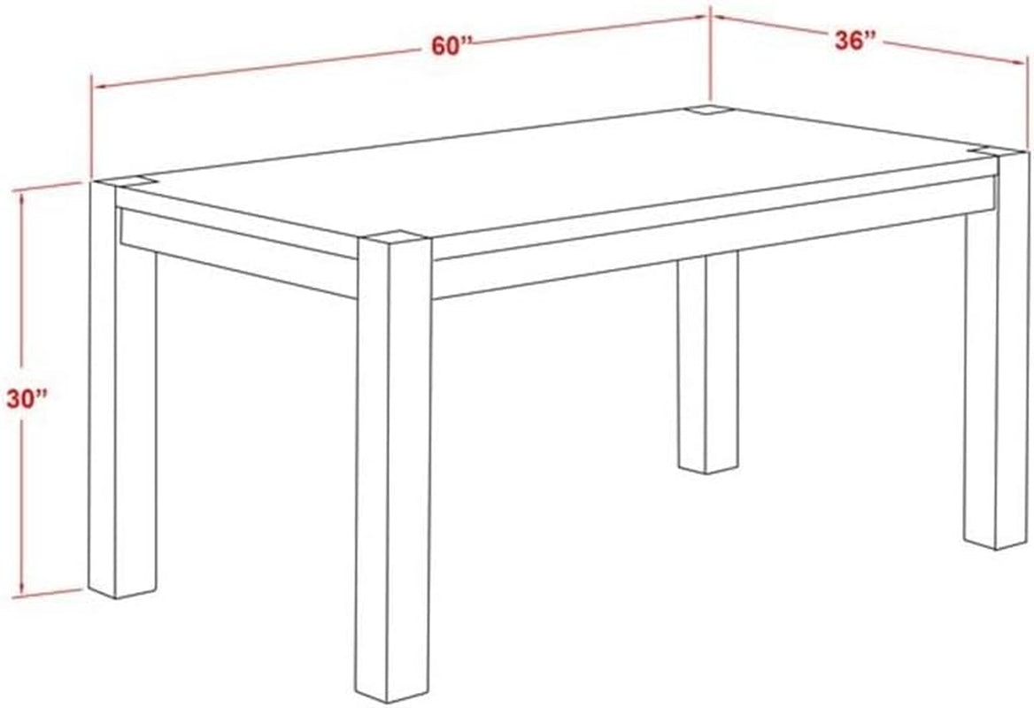 Celina Dining Room Table Rectangle 36X60 Jacobean Finish