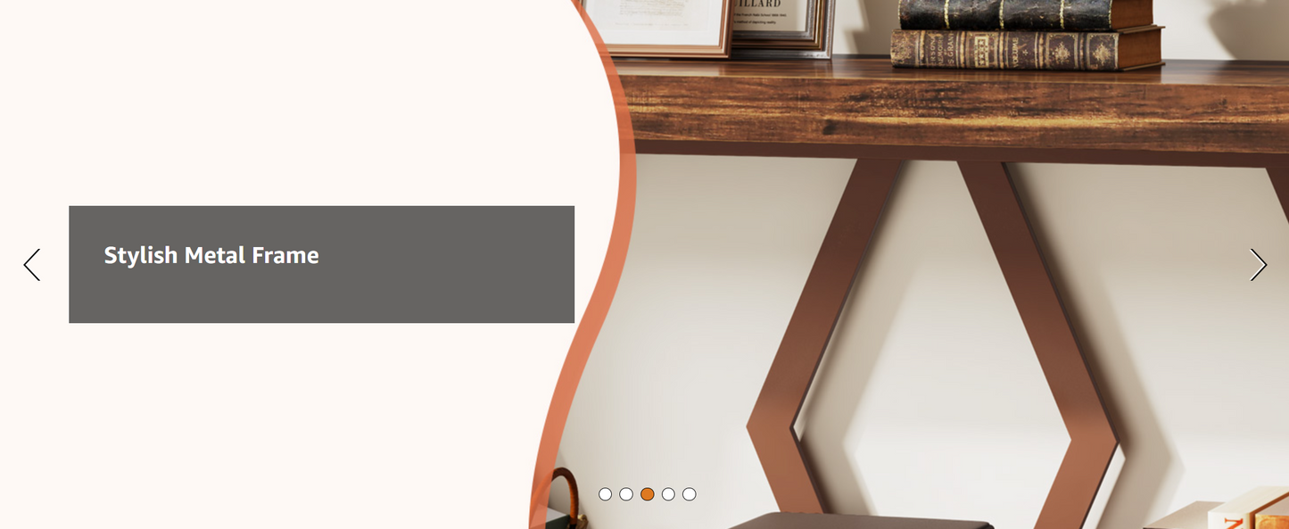 70.9" Extra Long Farmhouse Console Table