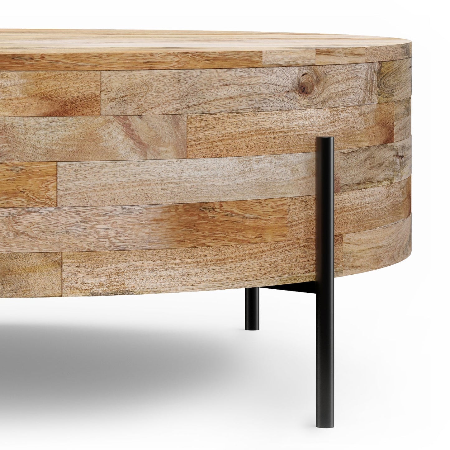 Rayburn Drum Coffee Table - Natural